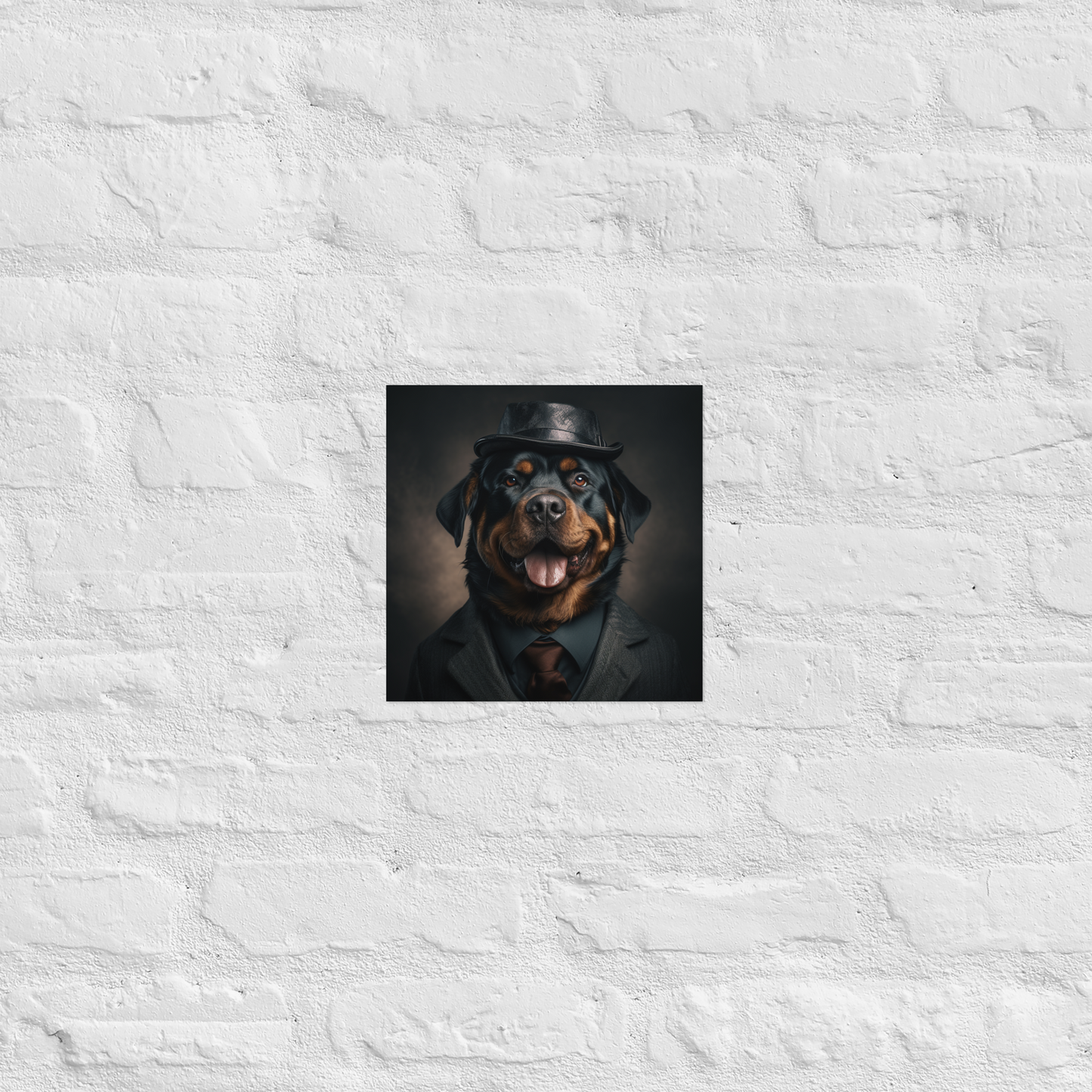 Rottweiler Detective Poster