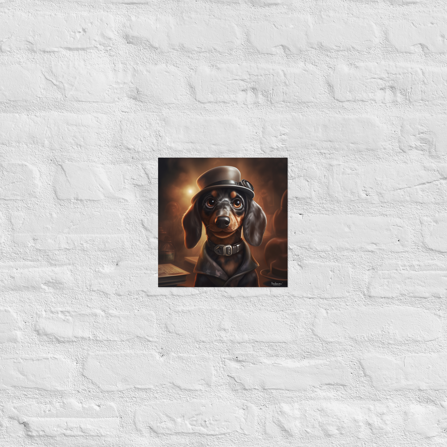 Dachshund Detective Poster