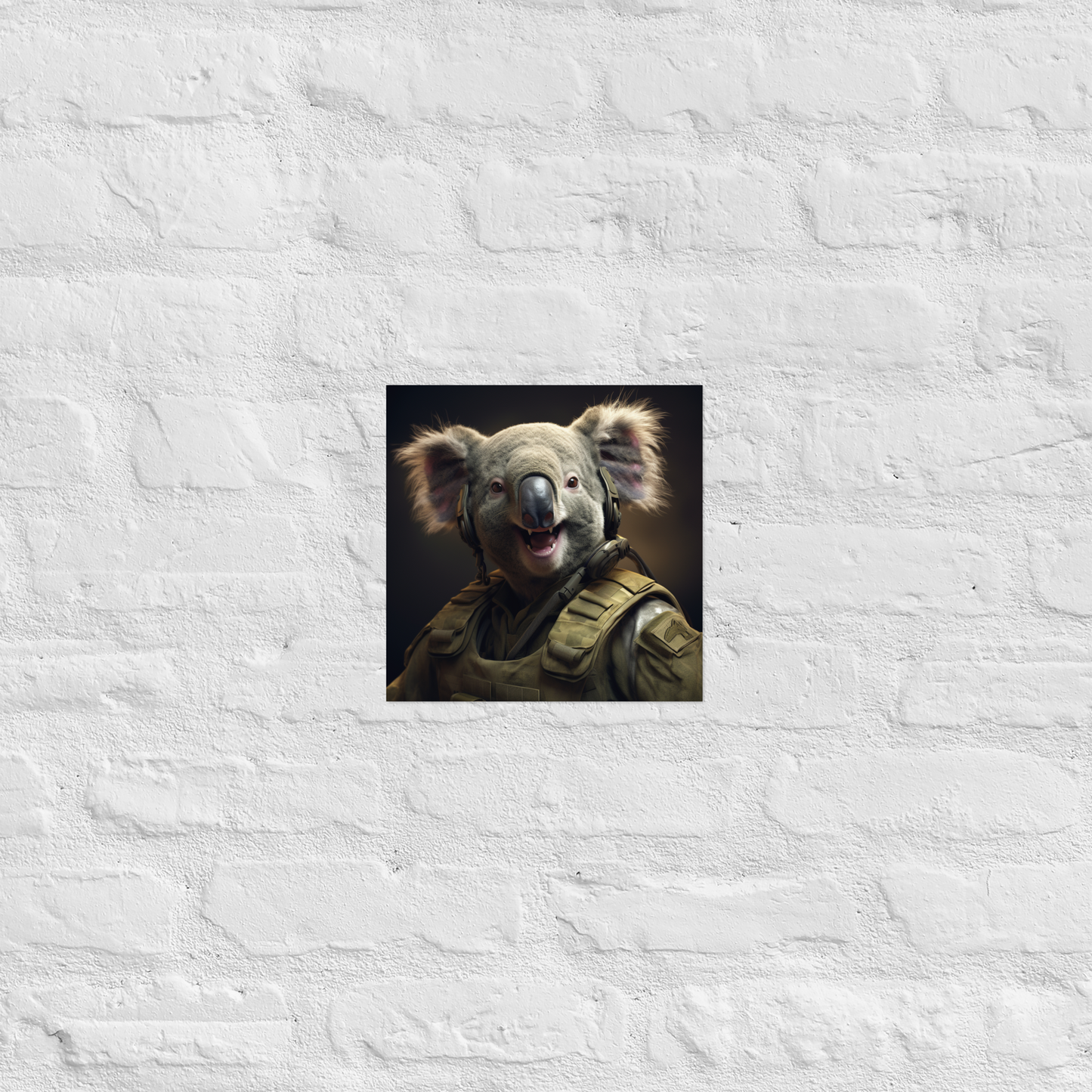 Koala Military Person Poster