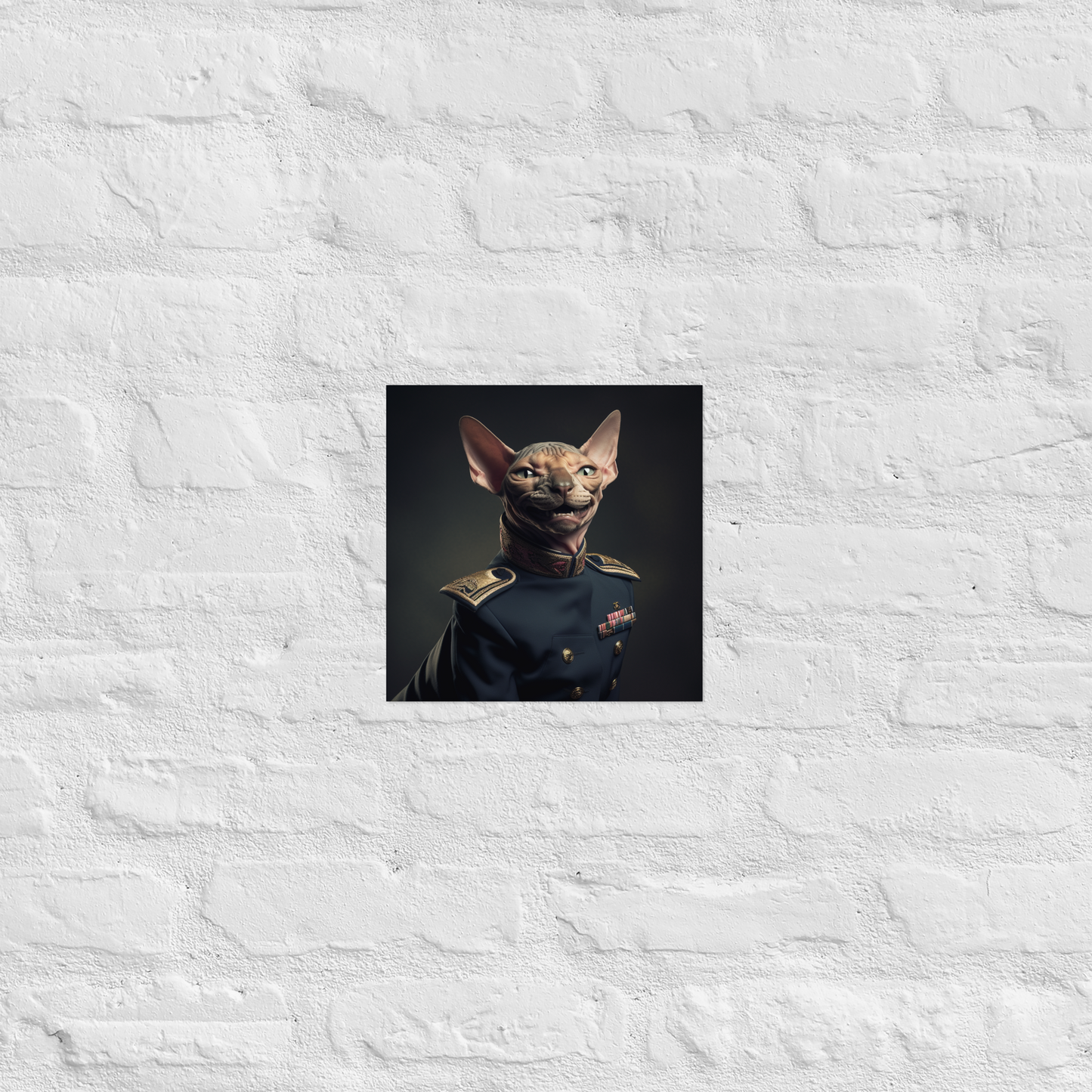 Sphynx Police Officer Poster