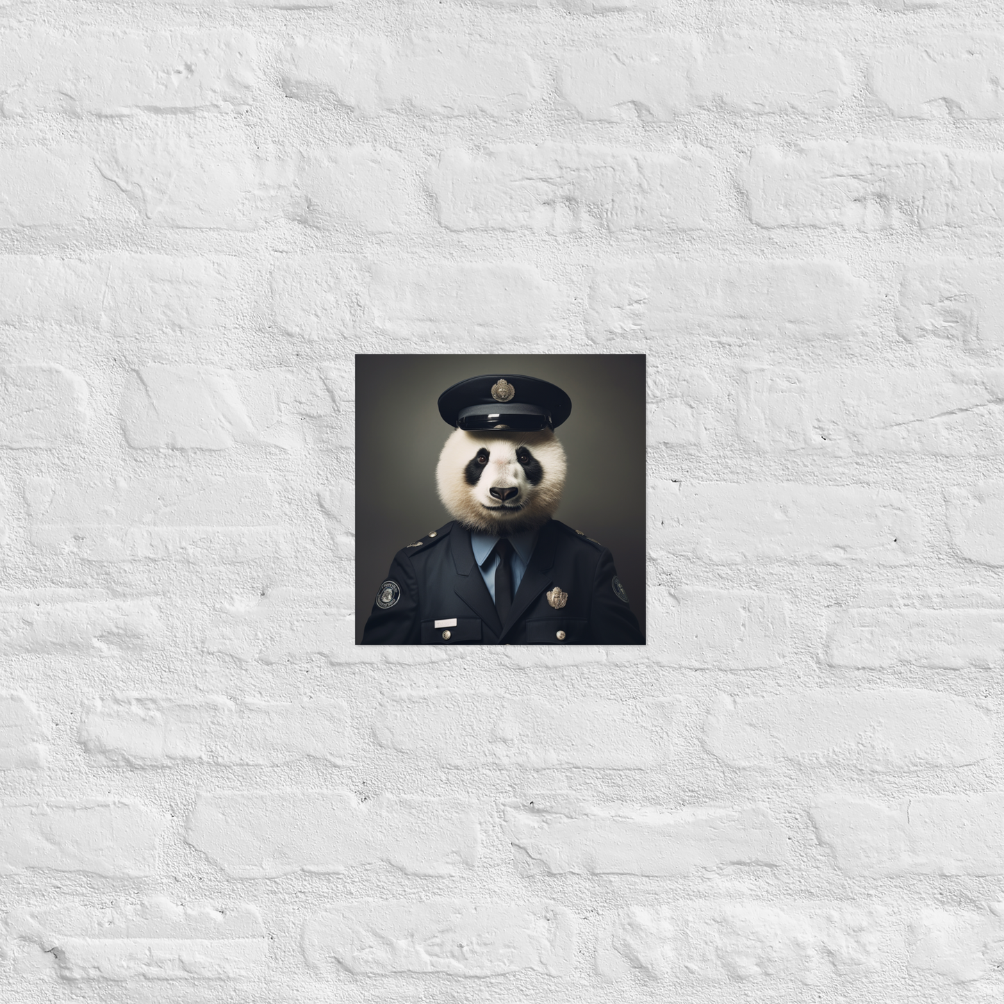 Panda Police Officer Poster