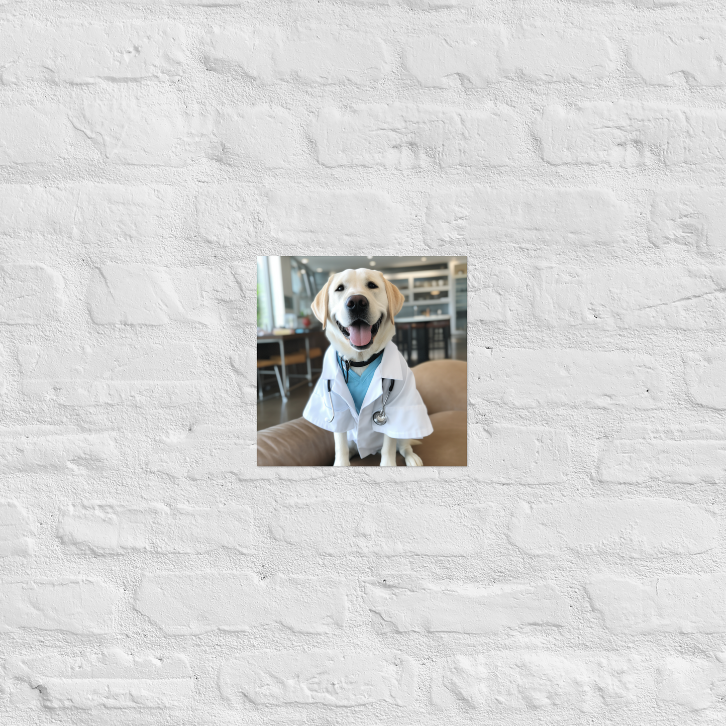 Labrador Retriever Doctor Poster