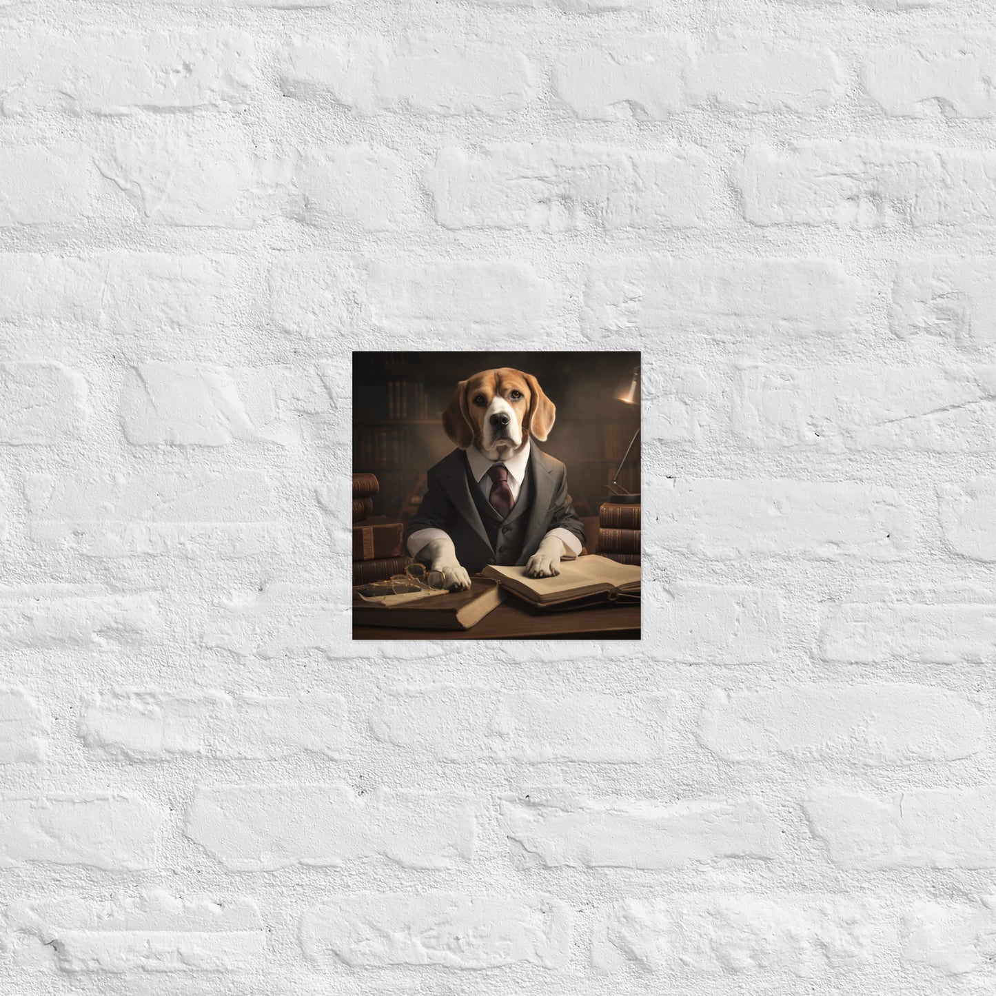 Beagle Lawyer Poster