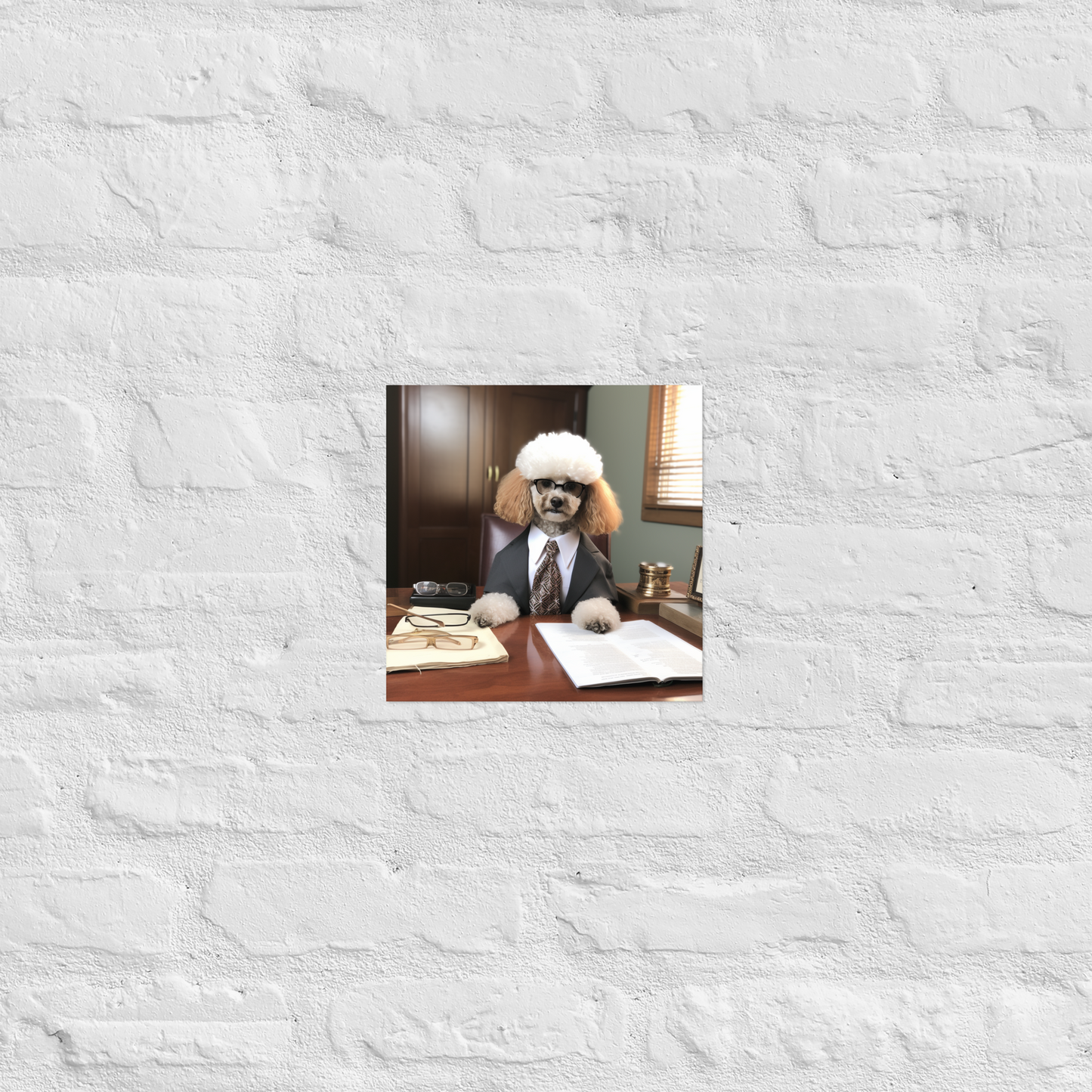 Poodle Lawyer Poster