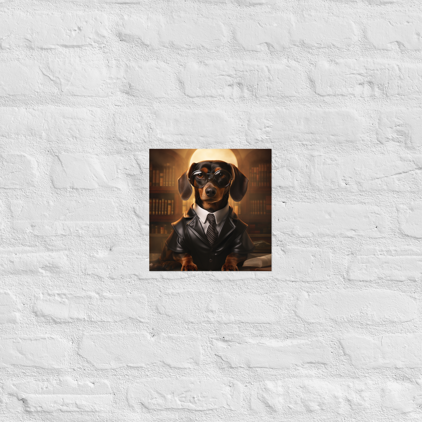 Dachshund Lawyer Poster