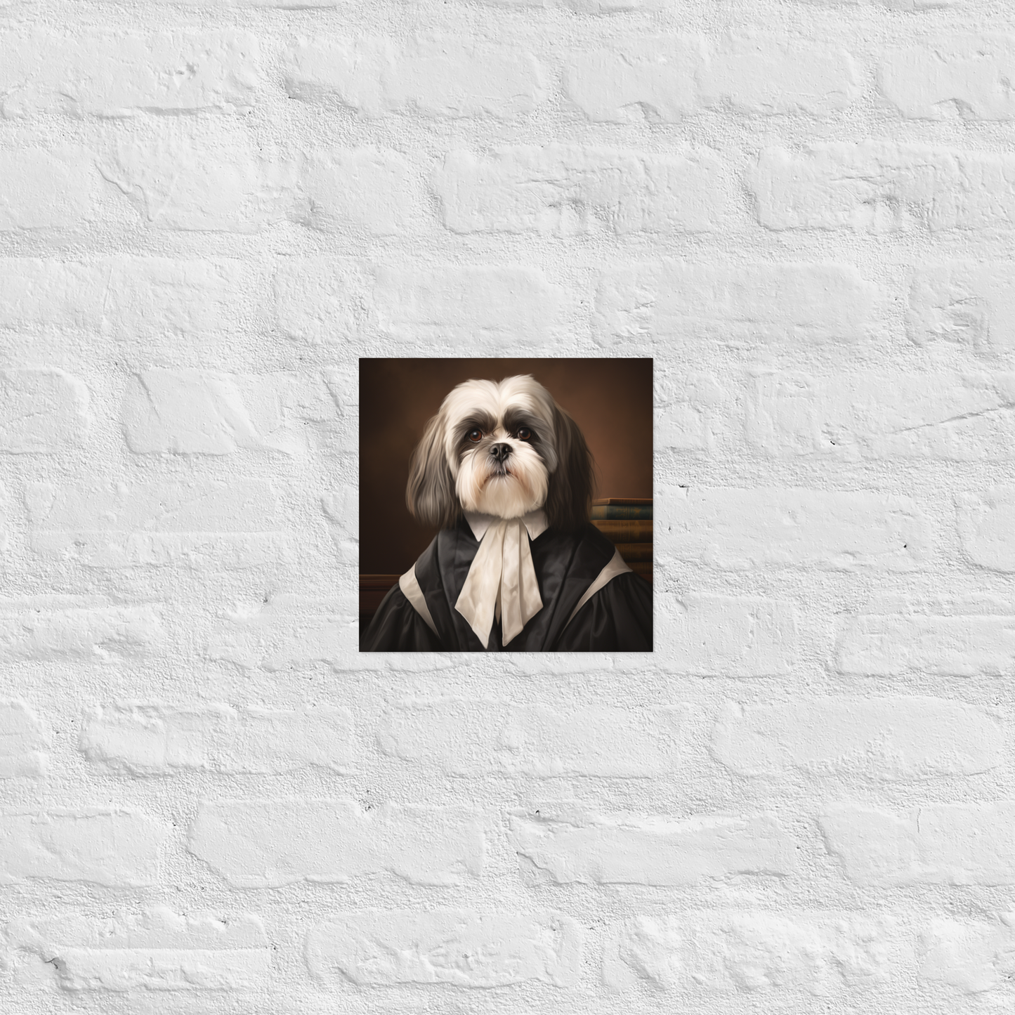 Shih Tzu Lawyer Poster