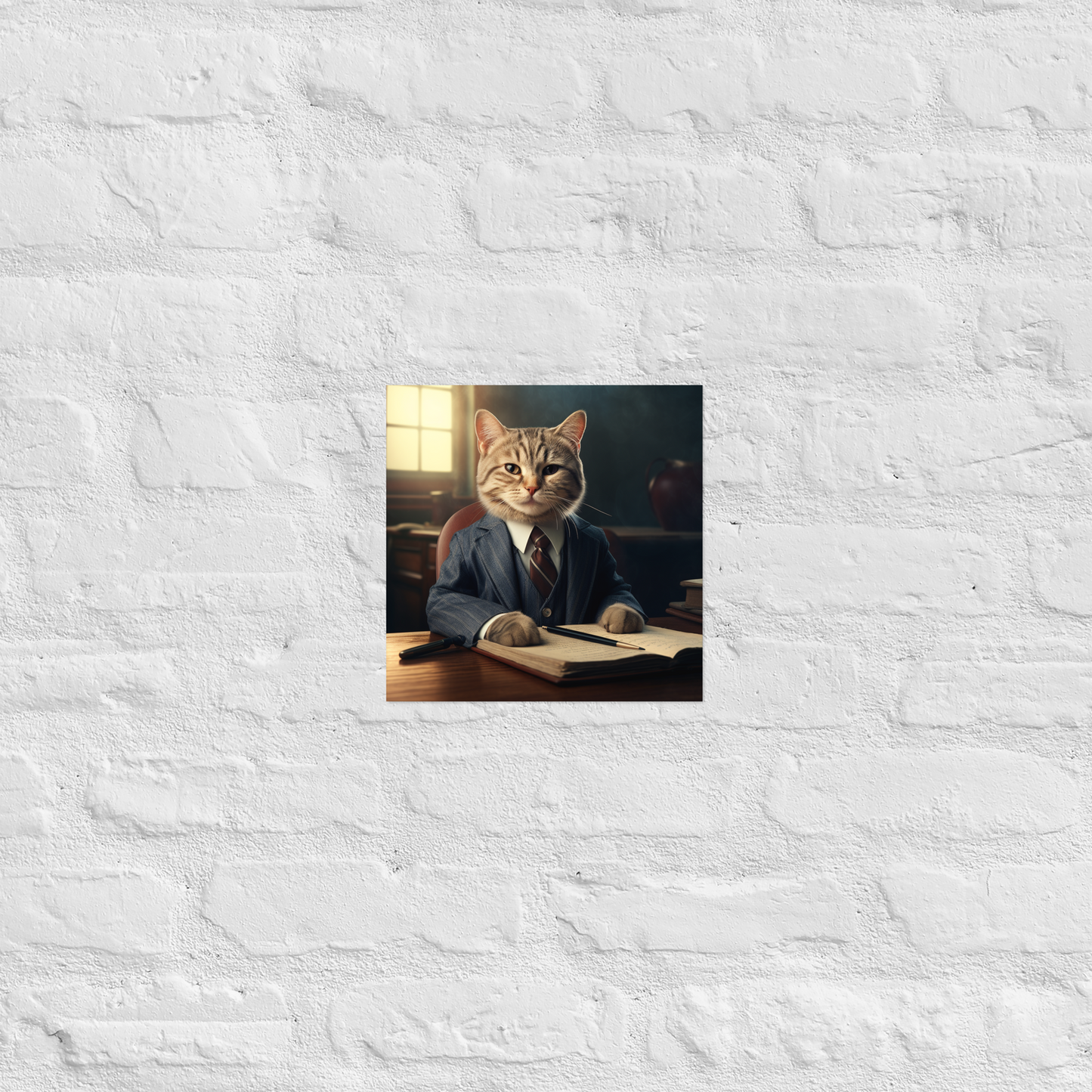 Domestic Shorthair Lawyer Poster