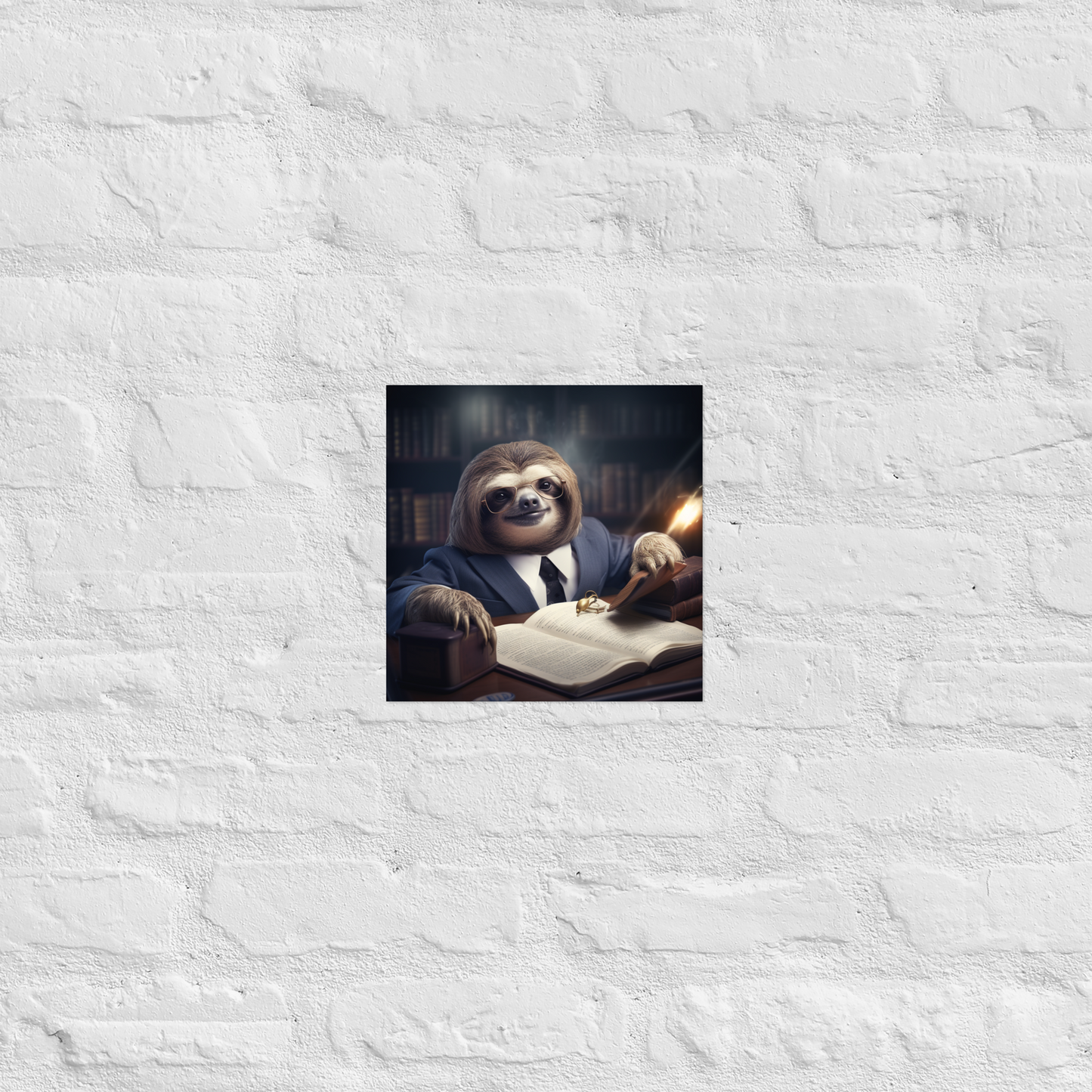 Sloth Lawyer Poster