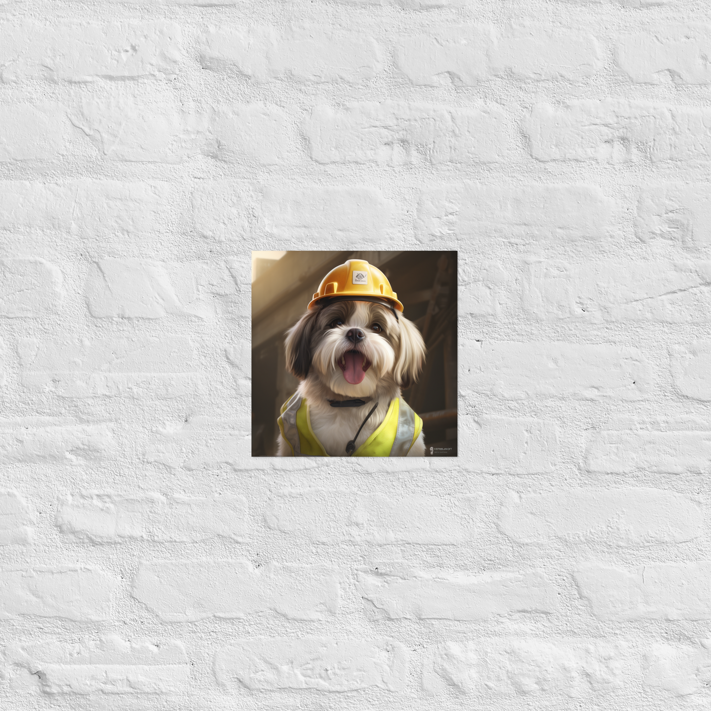 Shih Tzu Engineer Poster