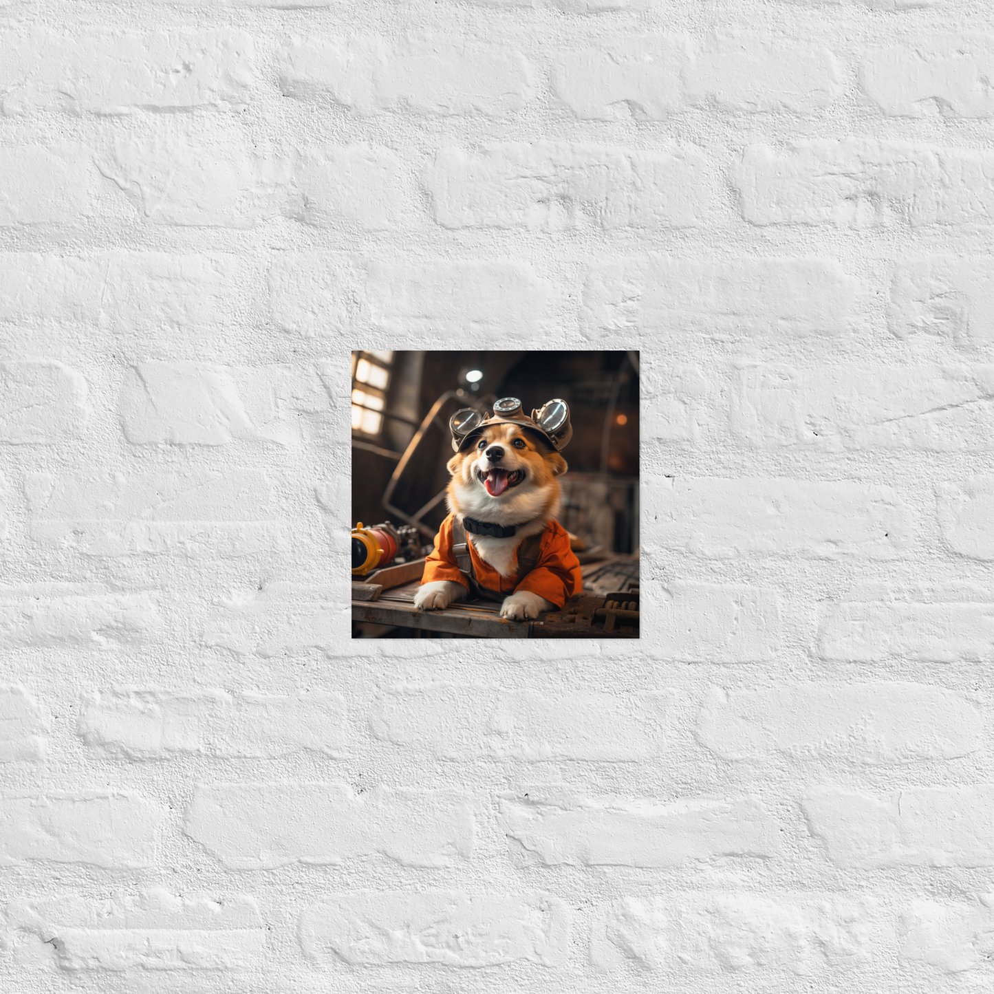 Pembroke Welsh Corgi Engineer Poster