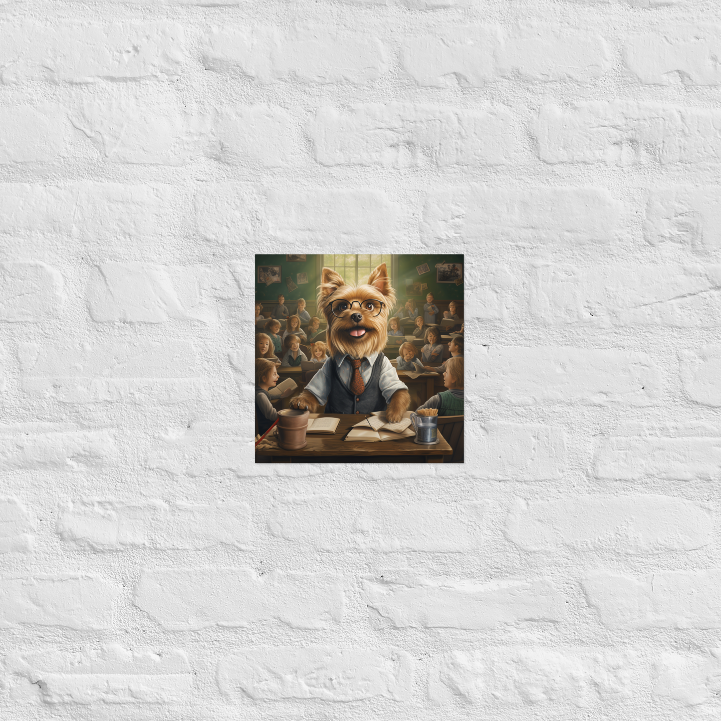 Yorkshire Terrier Teacher Poster