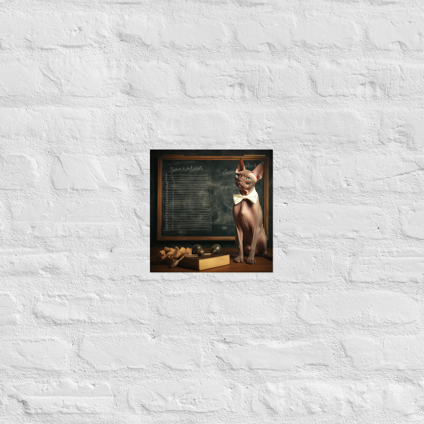 Sphynx Teacher Poster