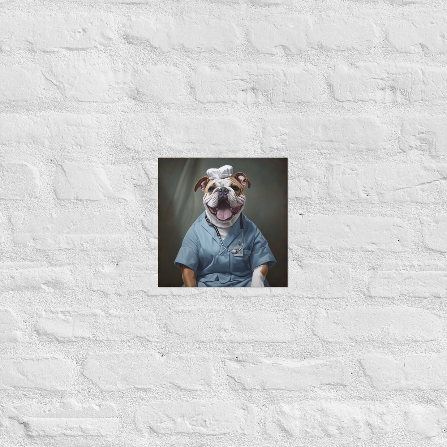 Bulldog Nurse Poster