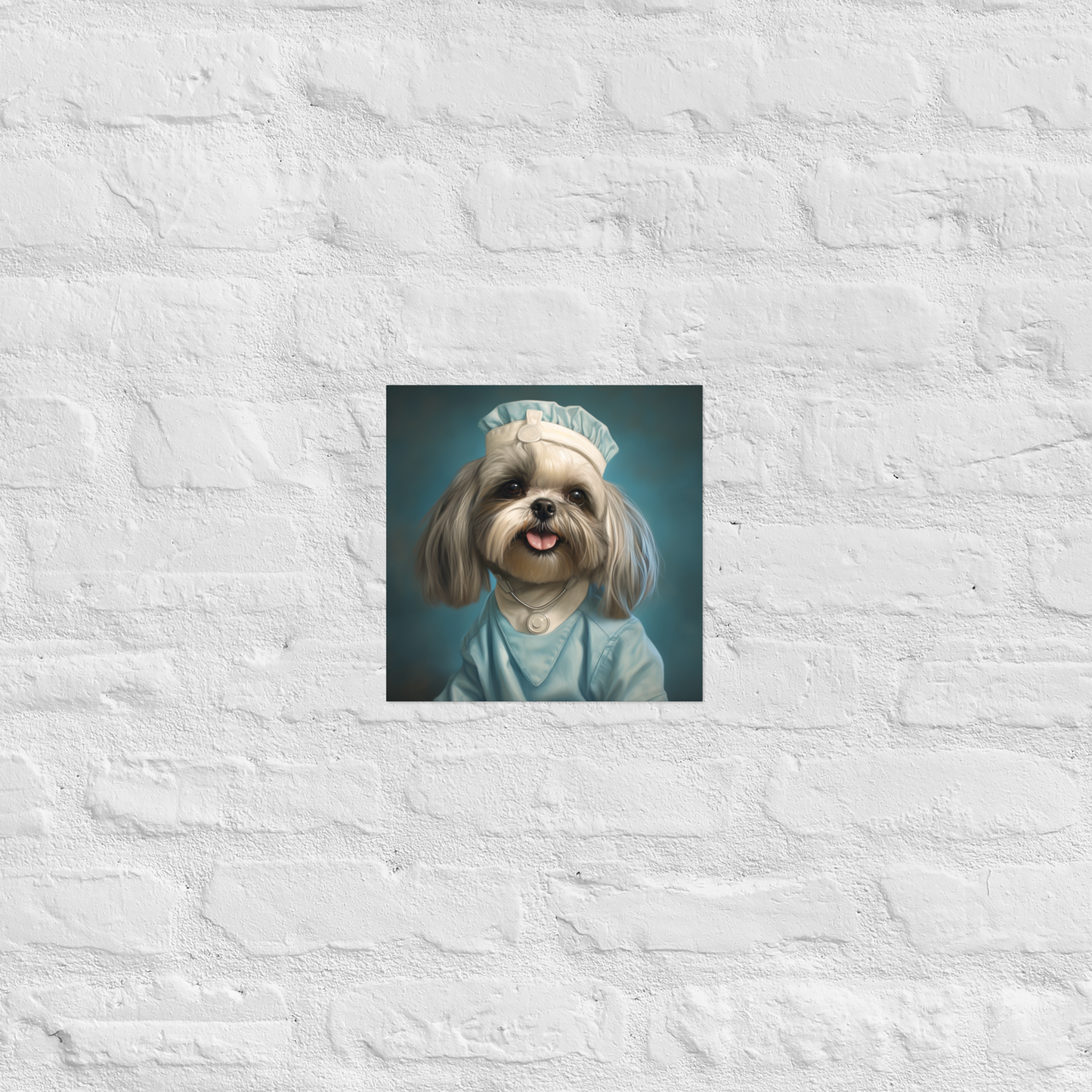 Shih Tzu Nurse Poster