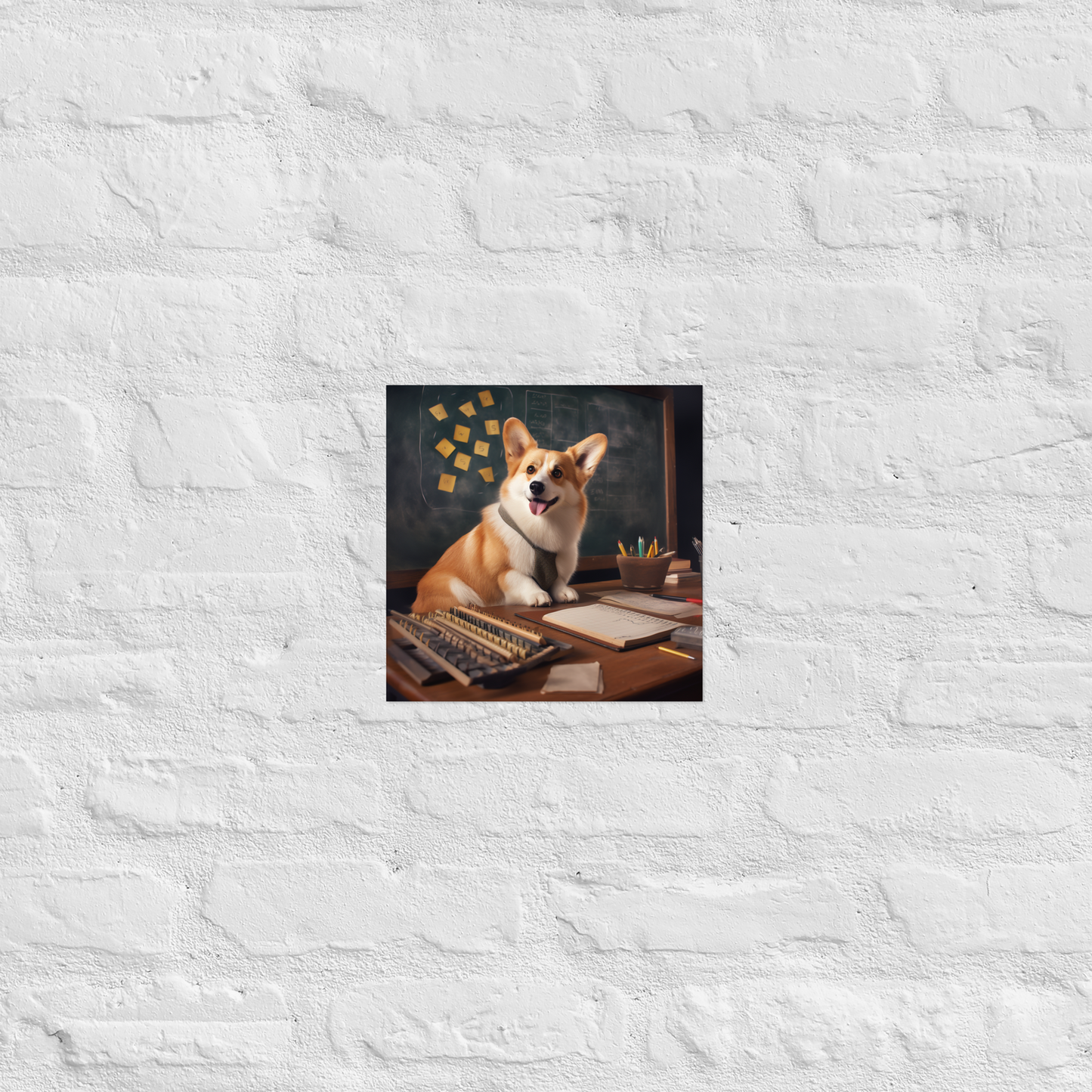 Pembroke Welsh Corgi Accountant Poster