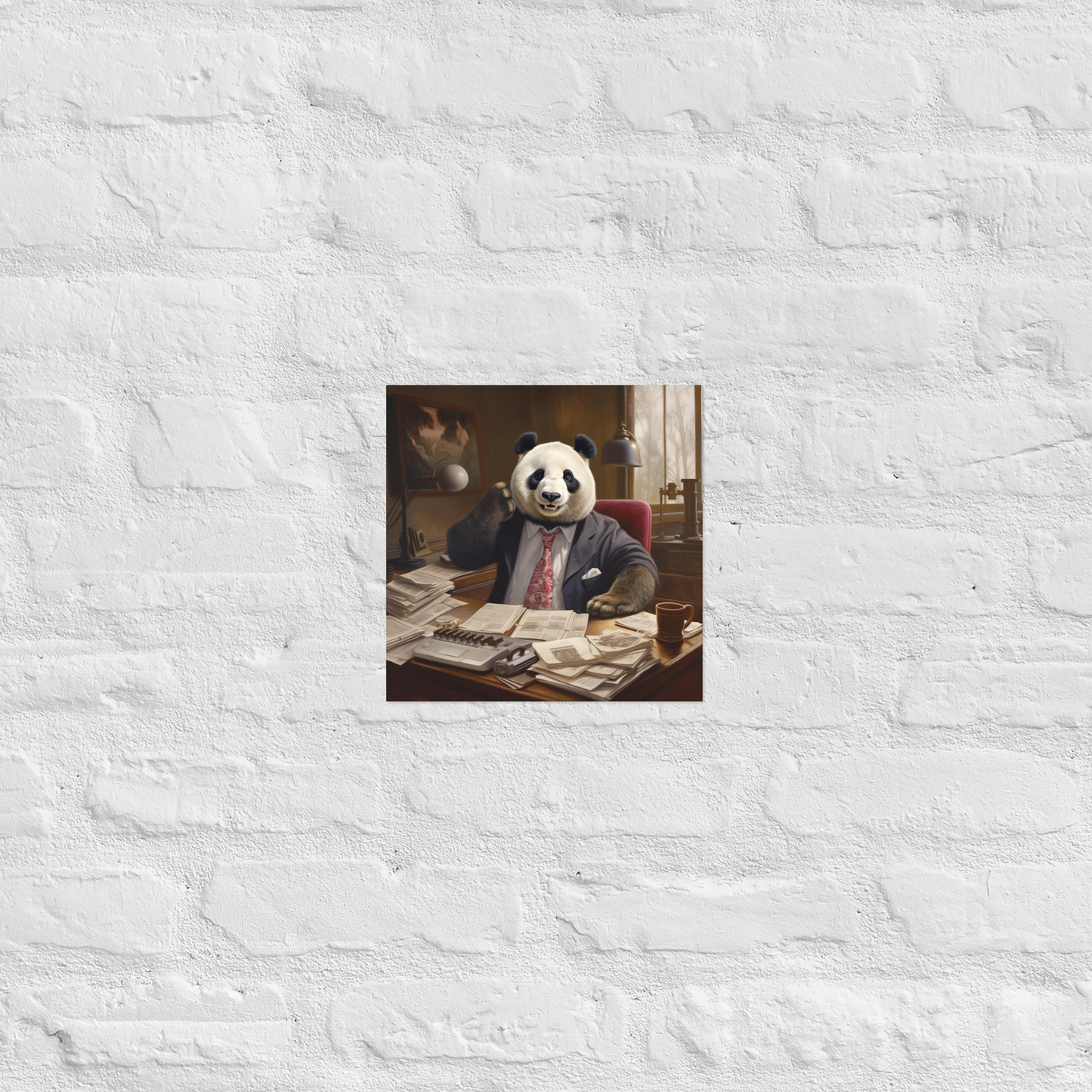 Panda Accountant Poster