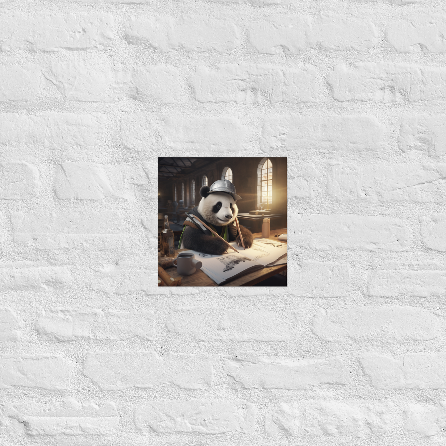 Panda Architect Poster