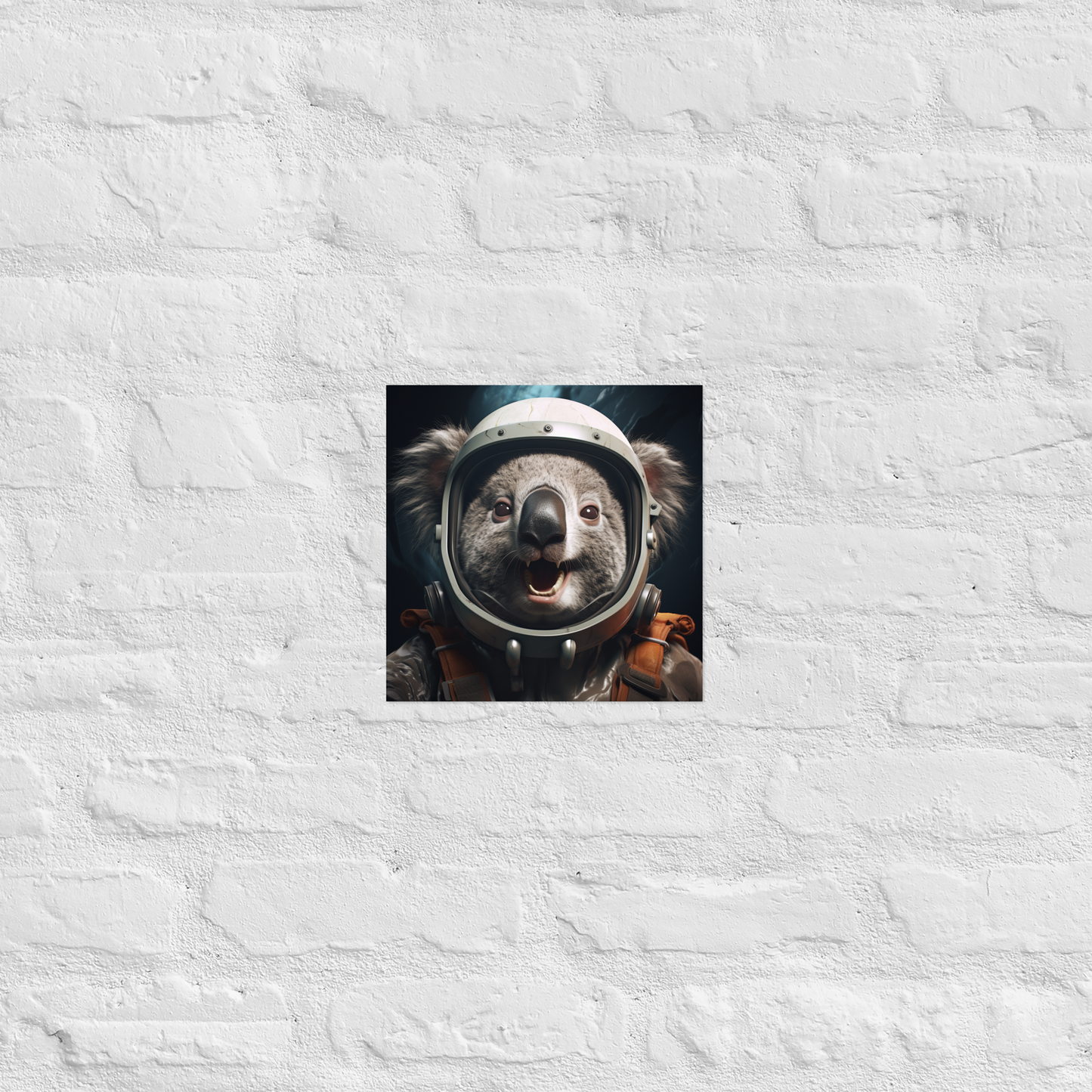 Koala Astronaut Poster