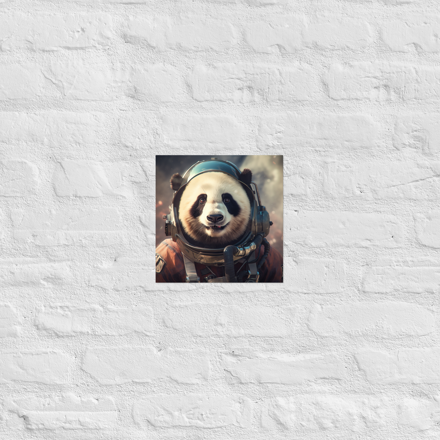 Panda Astronaut Poster