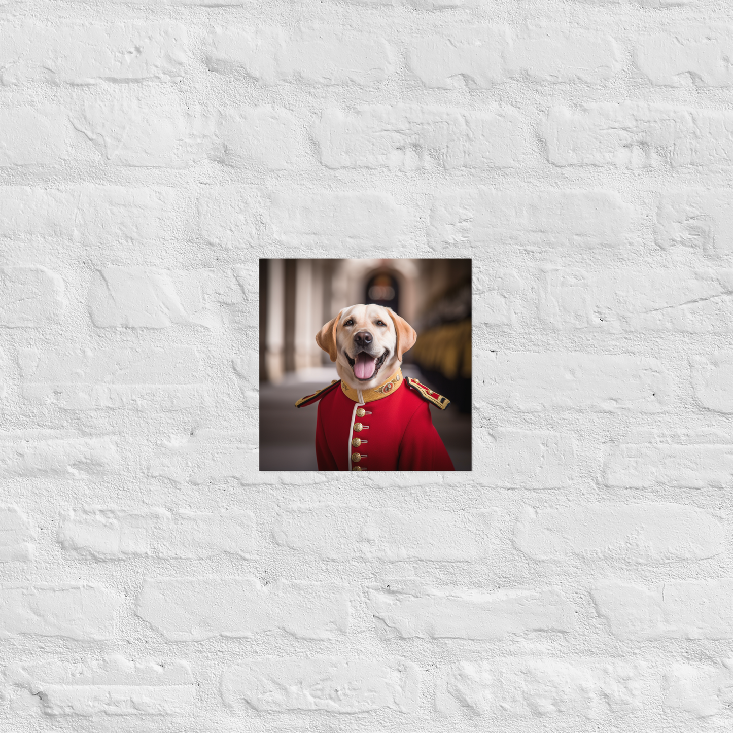 Labrador Retriever BritishRoyalGuard Poster