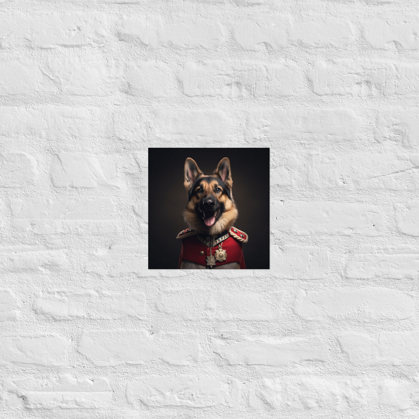 German Shepherd BritishRoyalGuard Poster