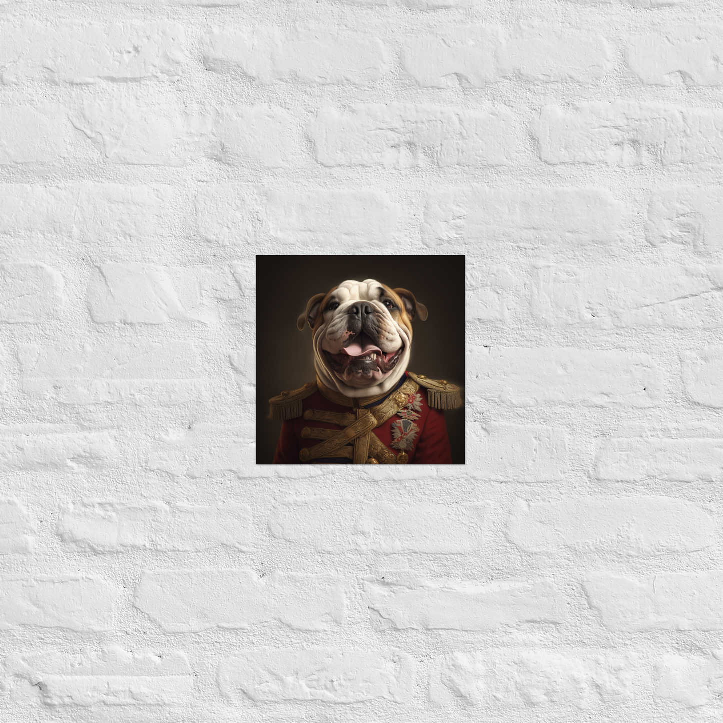 Bulldog BritishRoyalGuard Poster