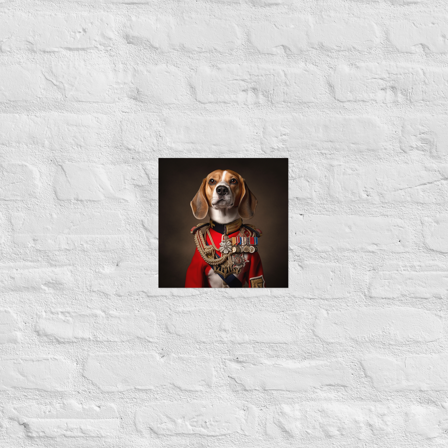 Beagle BritishRoyalGuard Poster