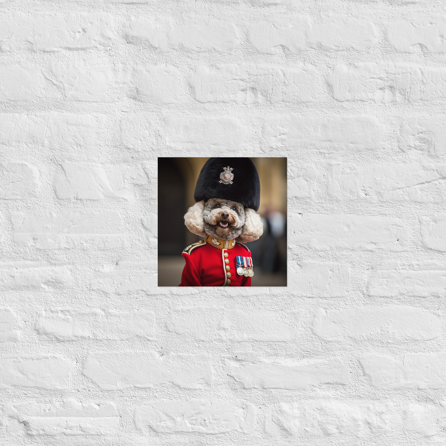 Poodle BritishRoyalGuard Poster