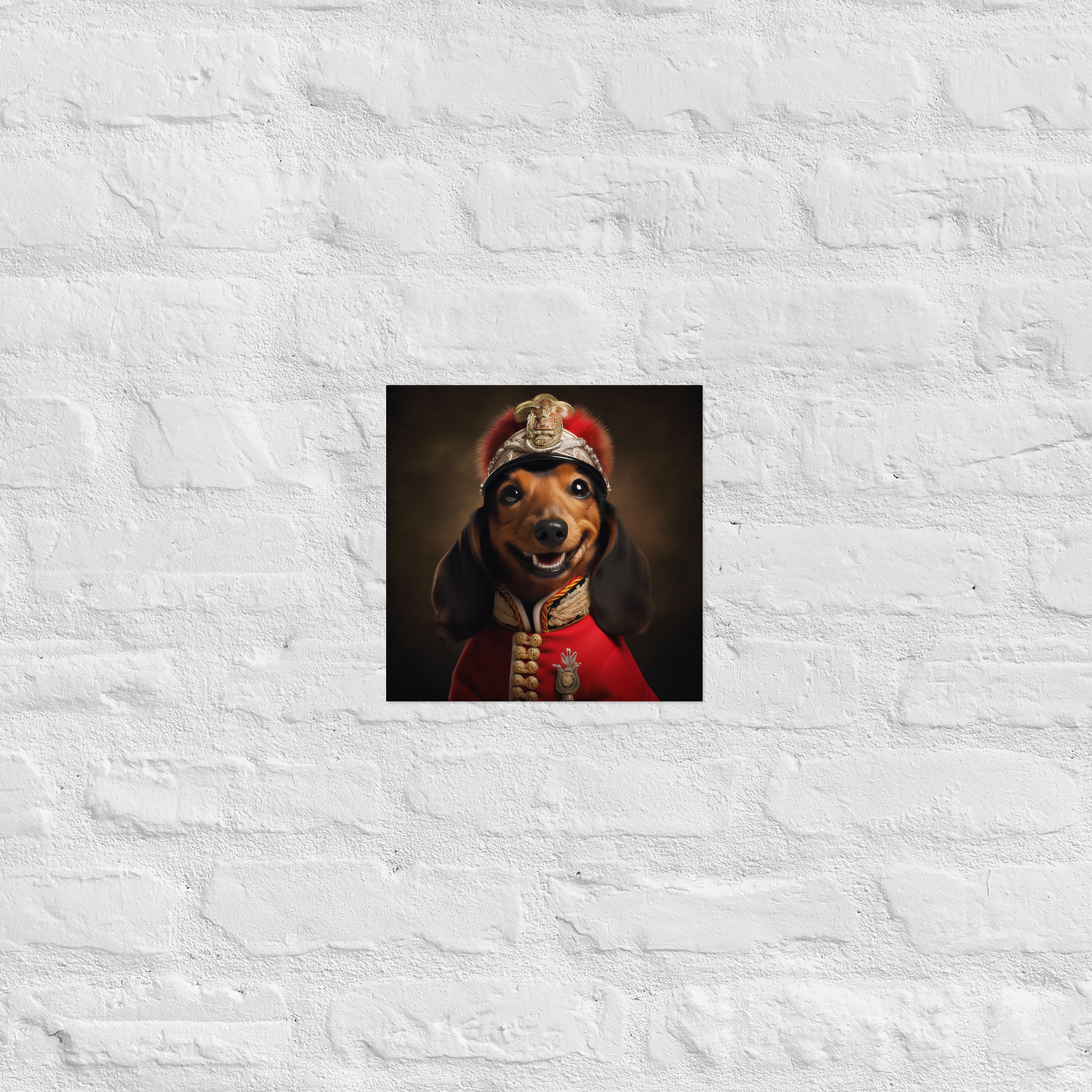 Dachshund BritishRoyalGuard Poster