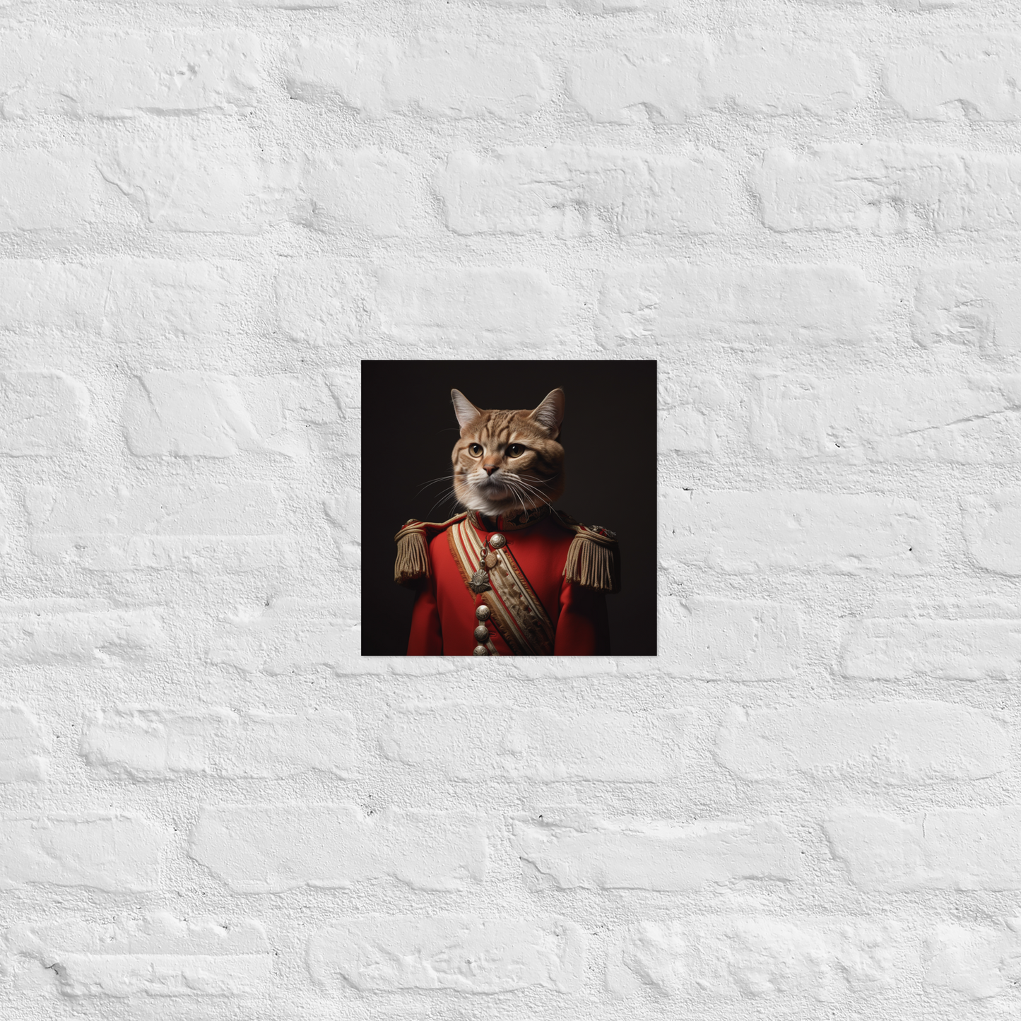 Domestic Shorthair BritishRoyalGuard Poster