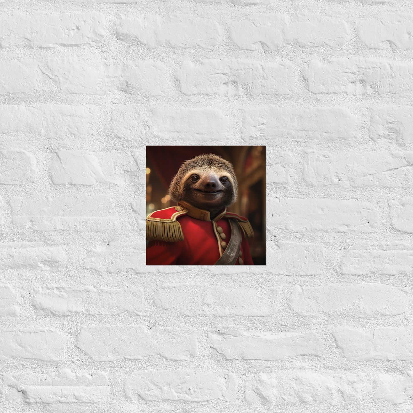 Sloth BritishRoyalGuard Poster