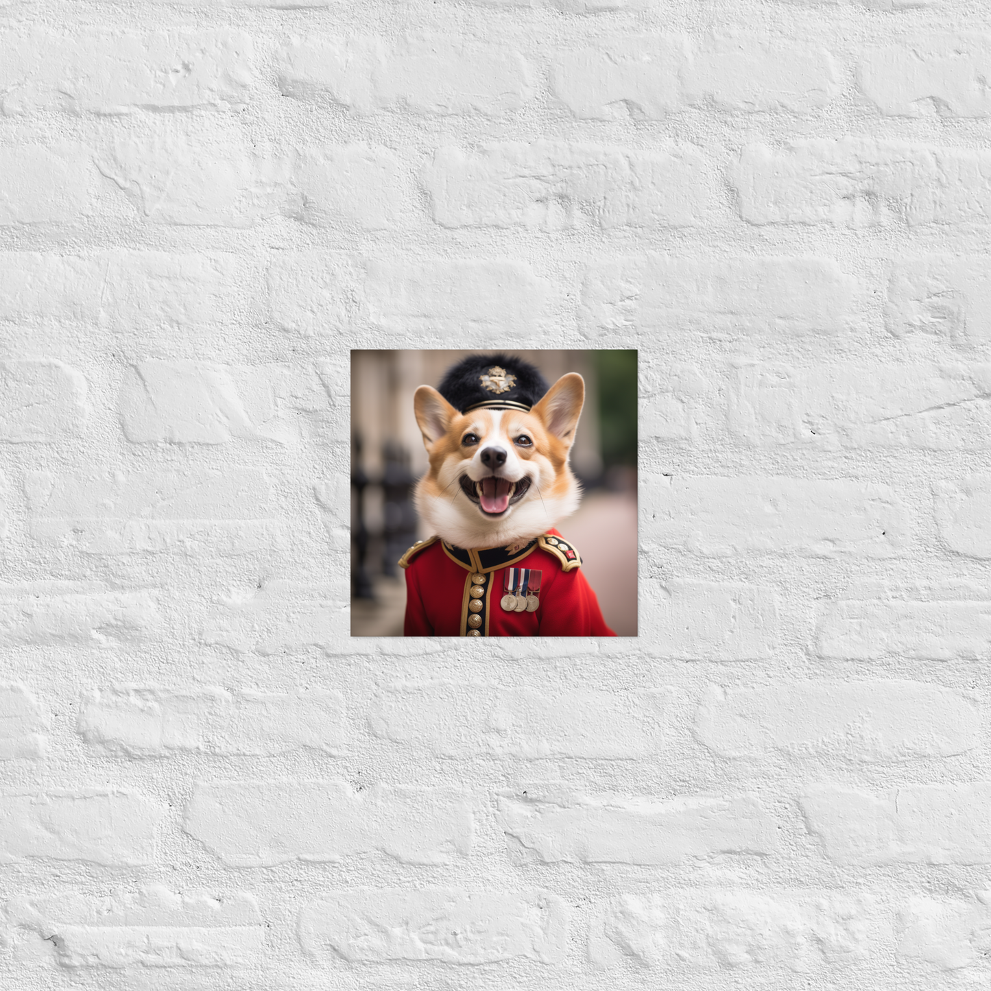 Pembroke Welsh Corgi BritishRoyalGuard Poster