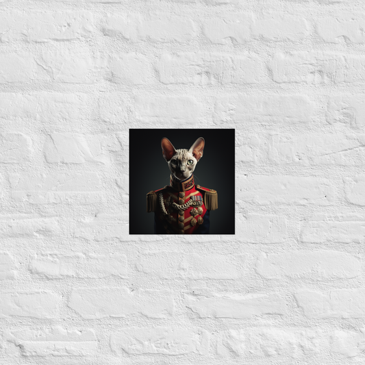 Sphynx BritishRoyalGuard Poster