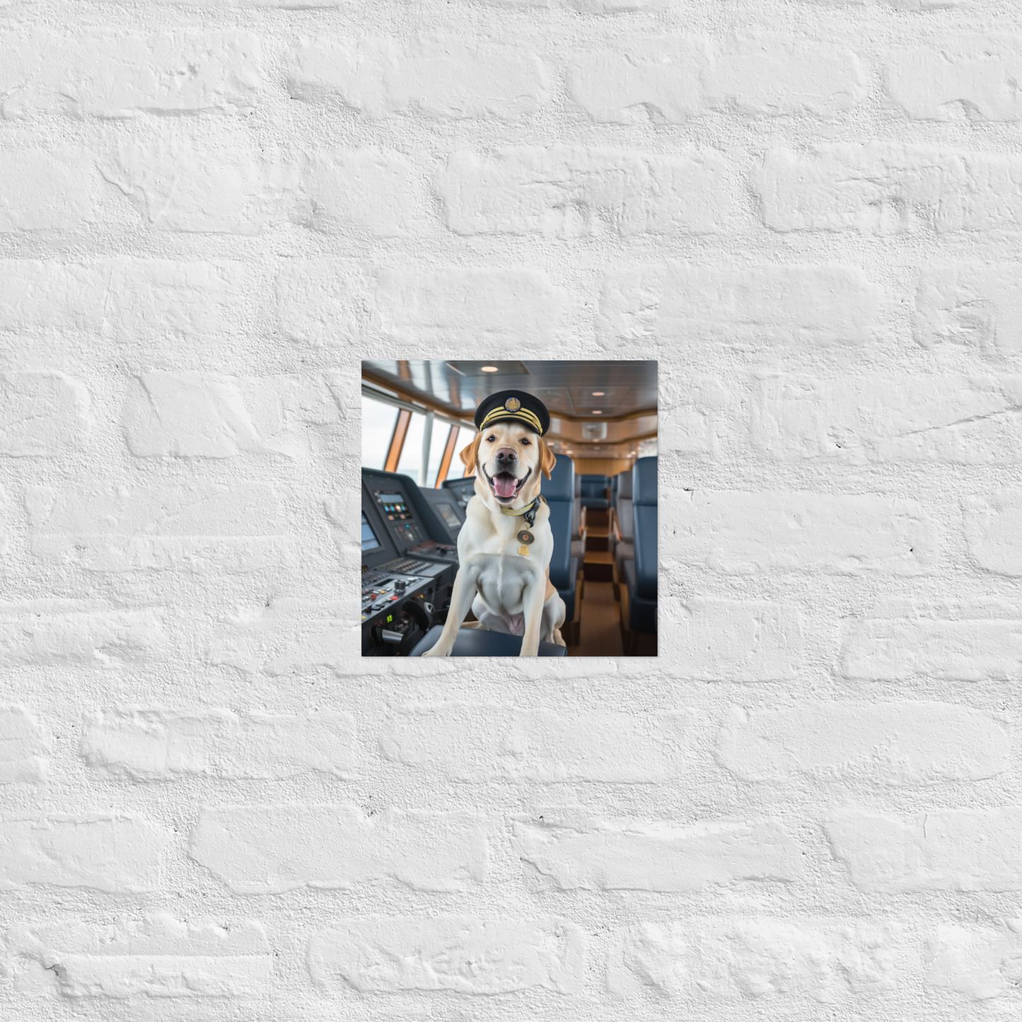 Labrador Retriever CruiseShipCaptain Poster