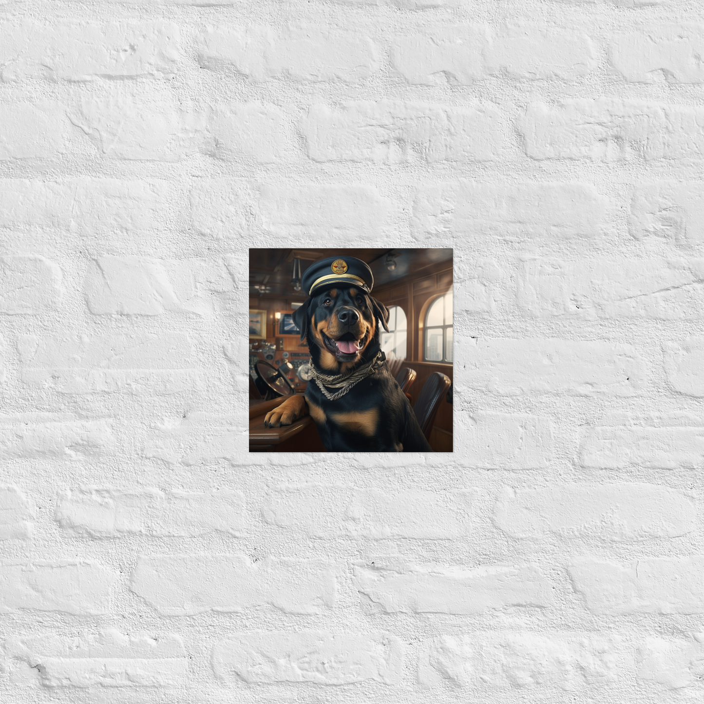 Rottweiler CruiseShipCaptain Poster