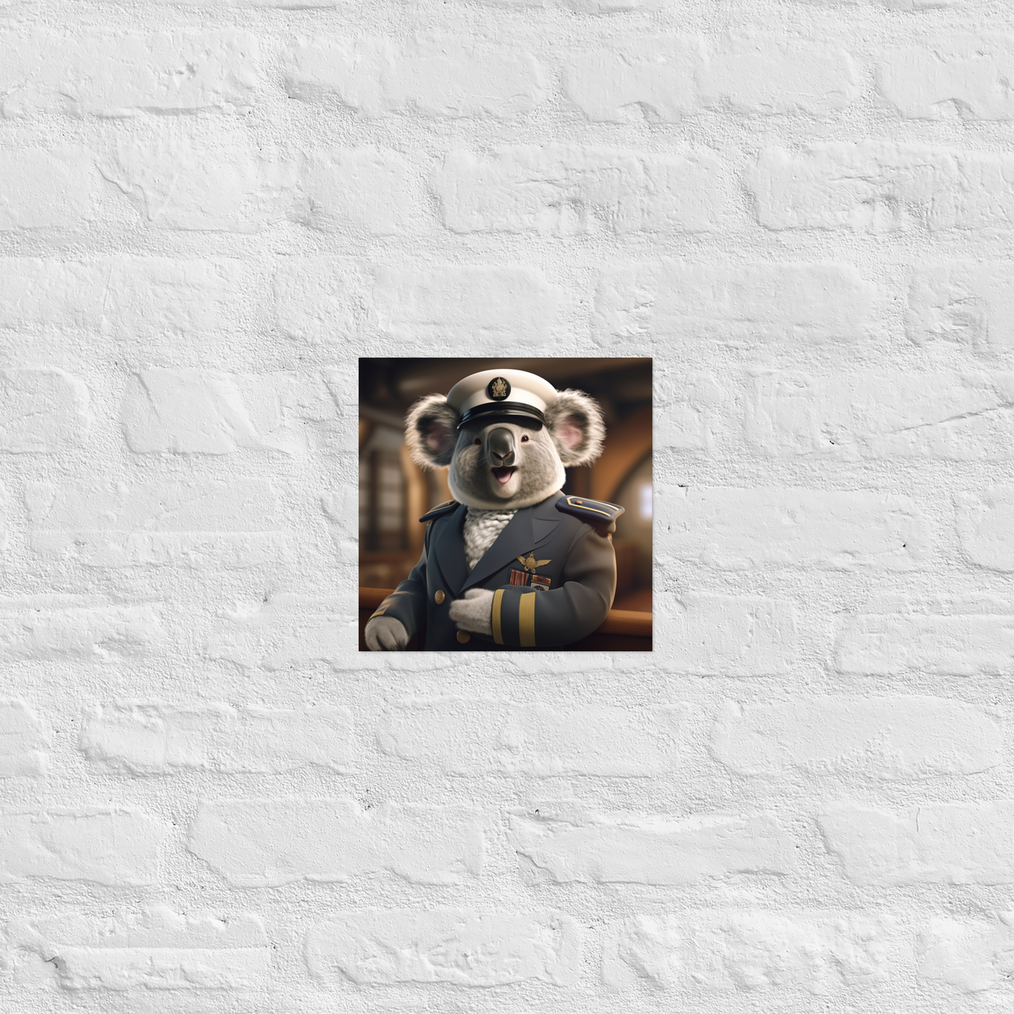 Koala NavyOfficer Poster