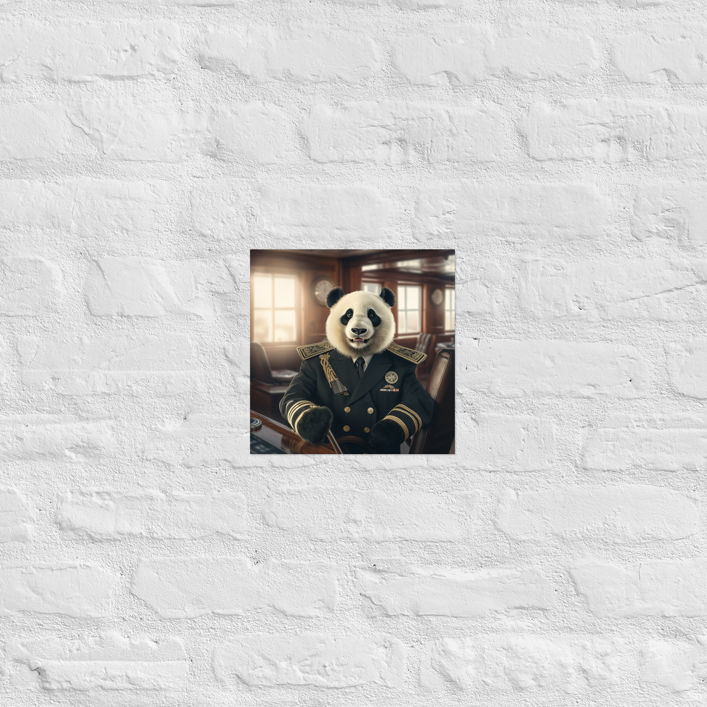 Panda NavyOfficer Poster