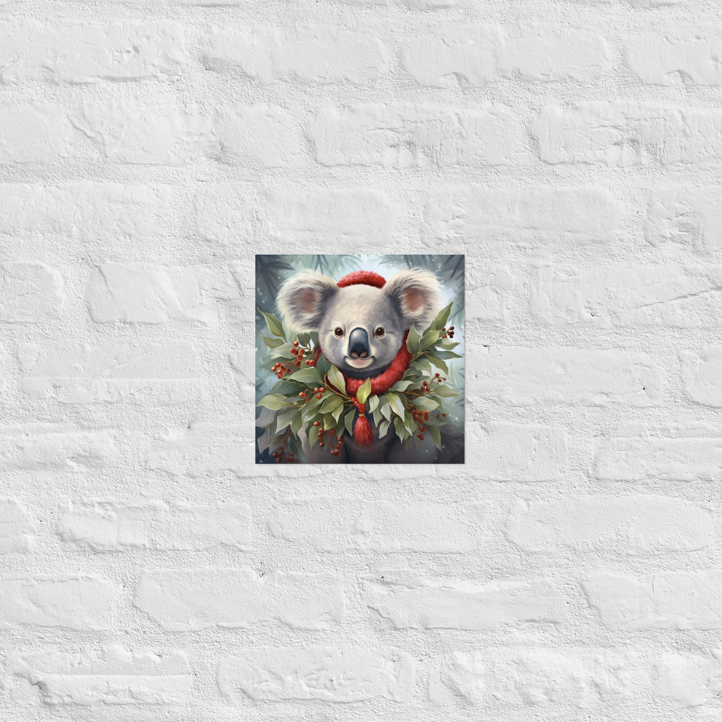 Koala Christmas Poster