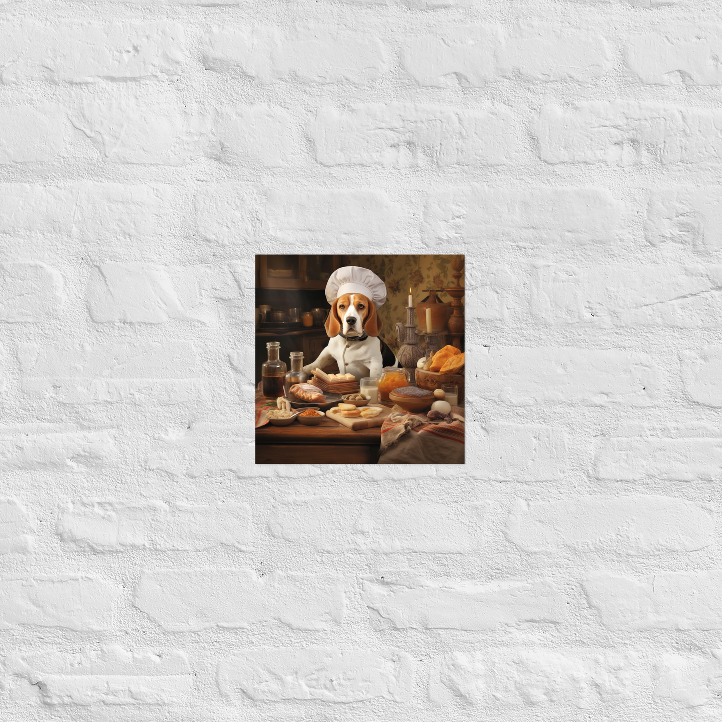 Beagle Chef Poster