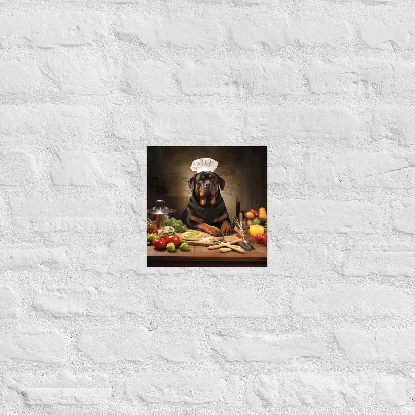 Rottweiler Chef Poster