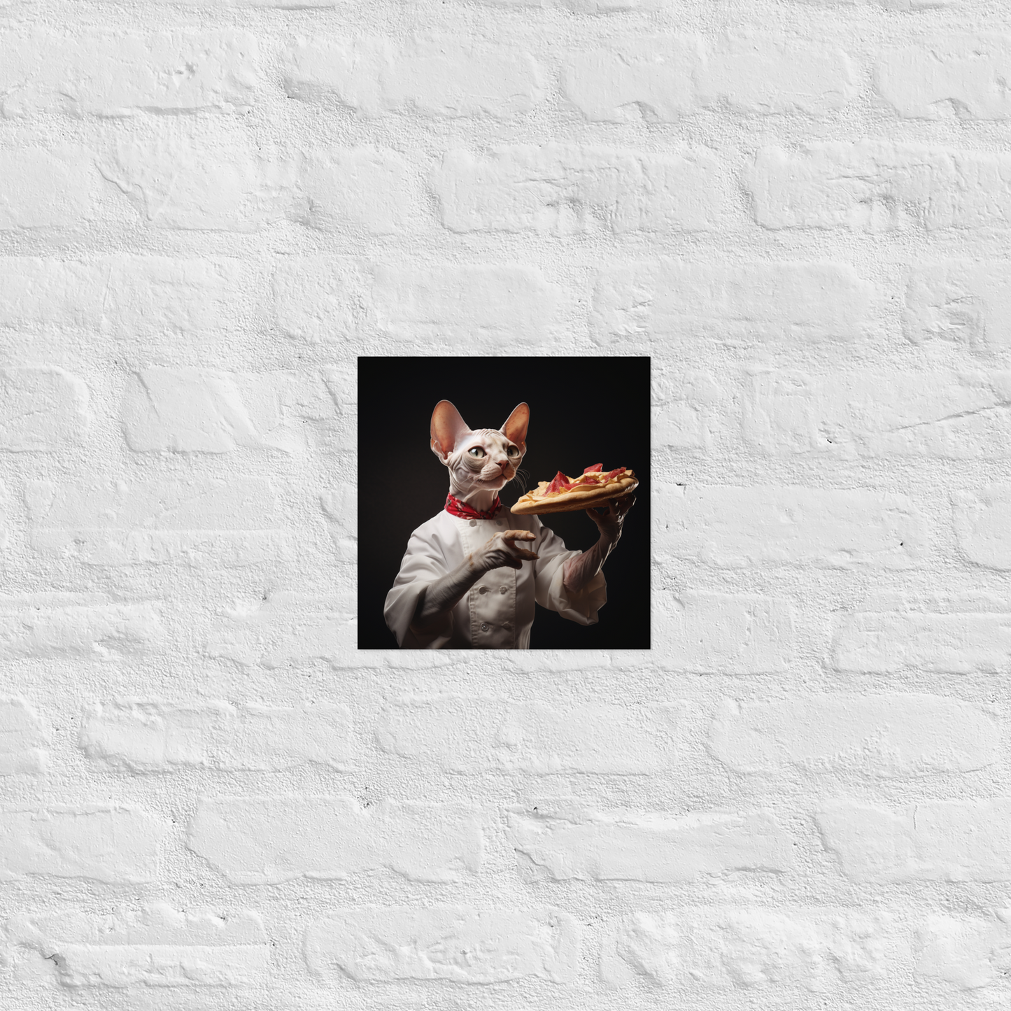 Sphynx Chef Poster