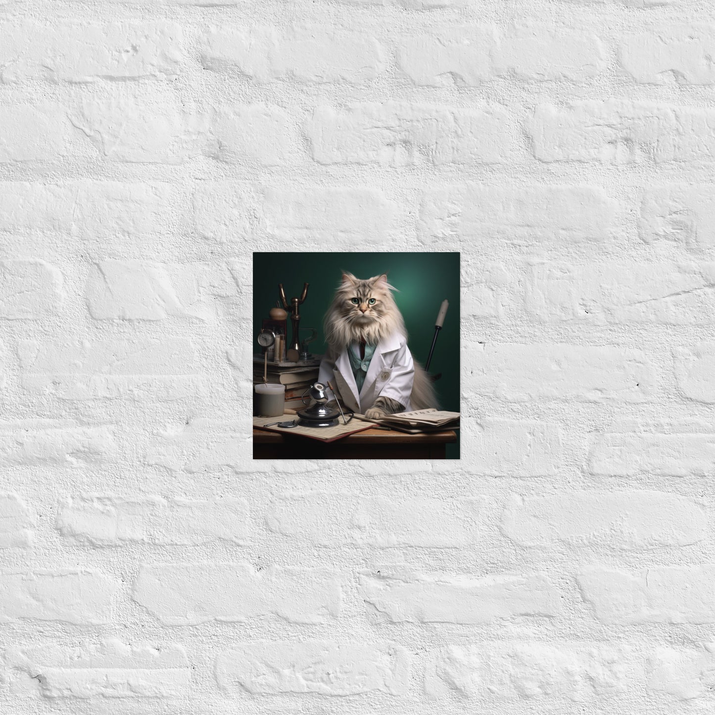 Maine Coon Doctor Poster