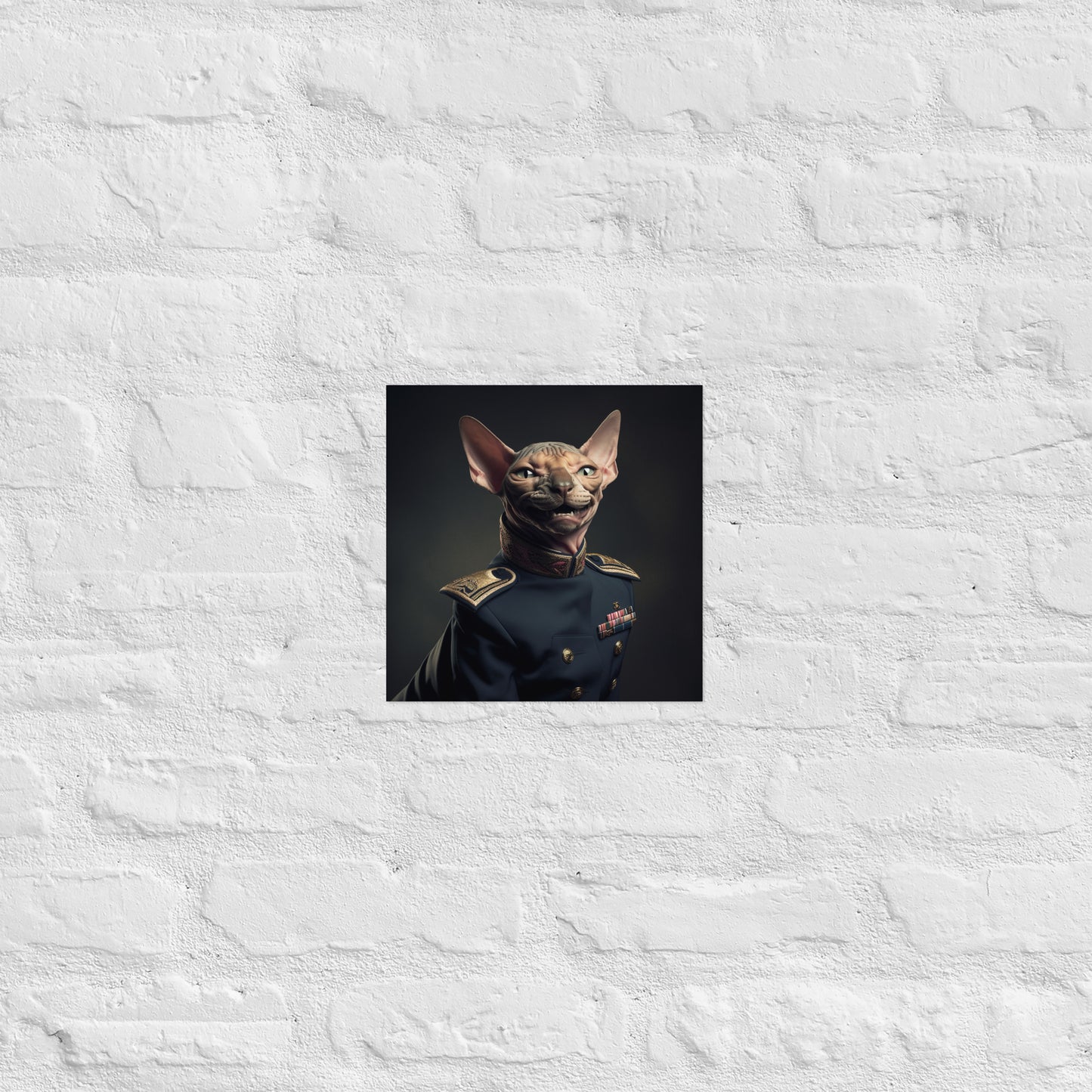 Sphynx Police Officer Poster