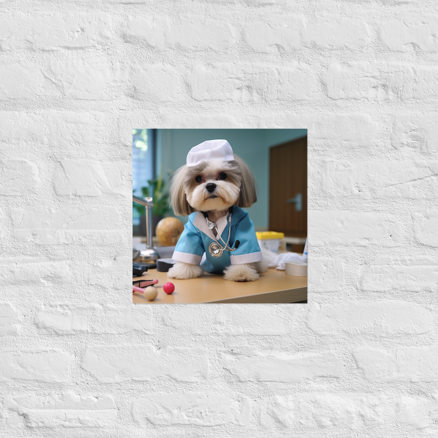 Shih Tzu Doctor Poster