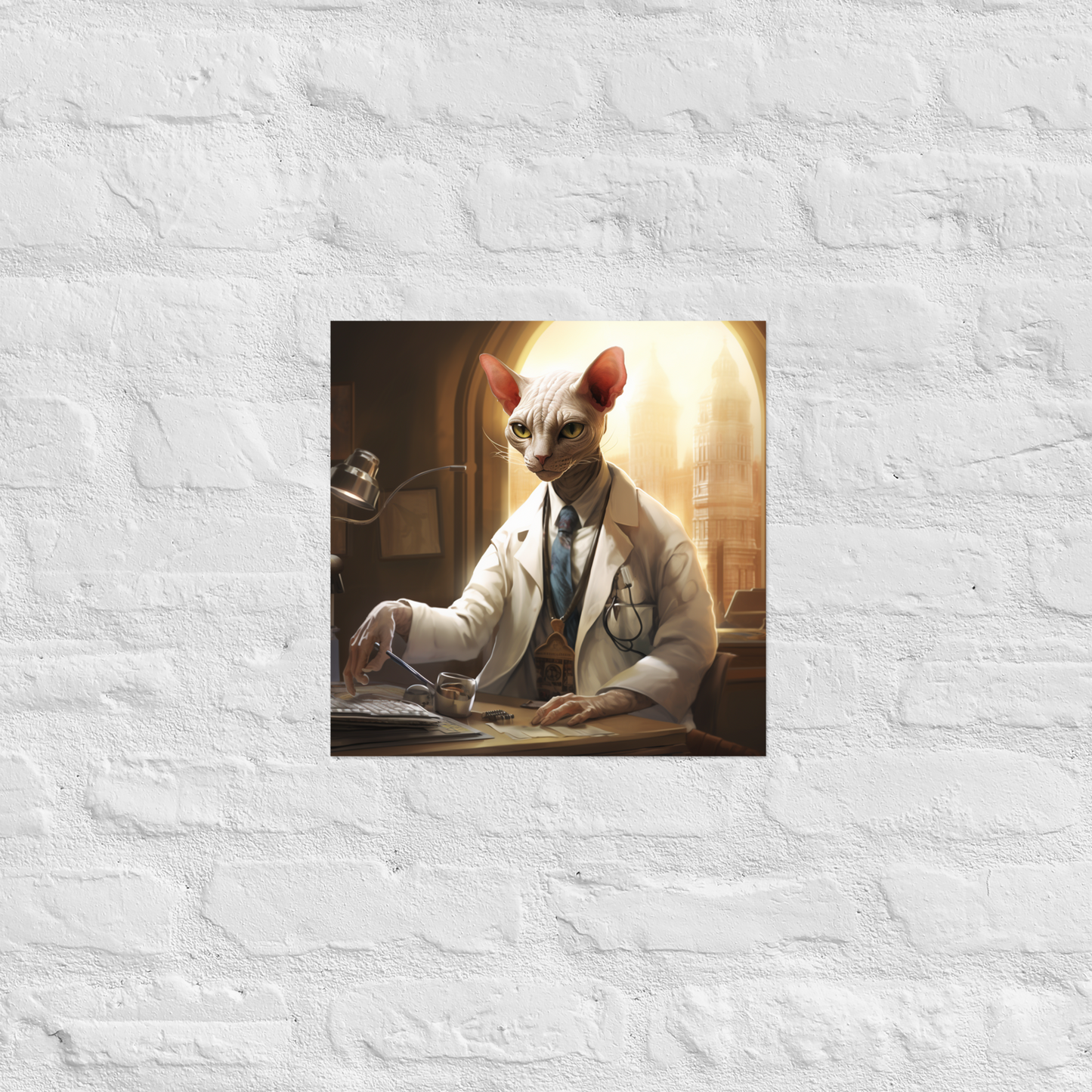 Sphynx Doctor Poster