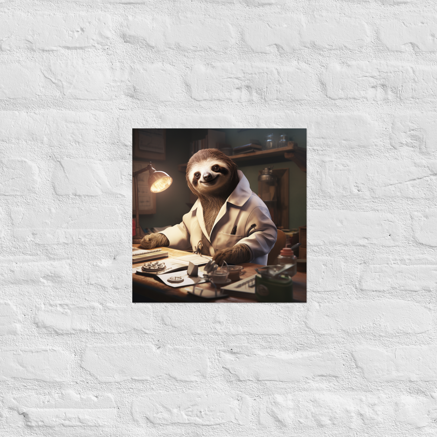 Sloth Doctor Poster