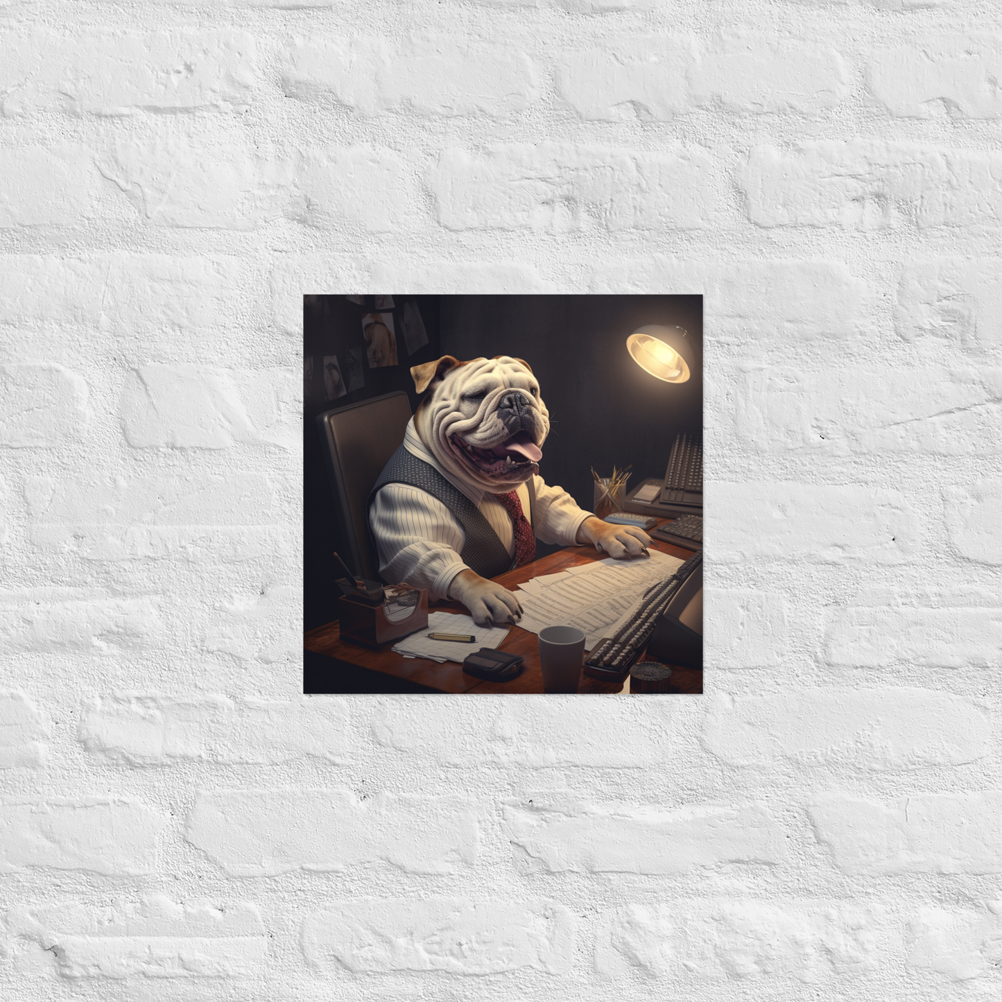 Bulldog Lawyer Poster