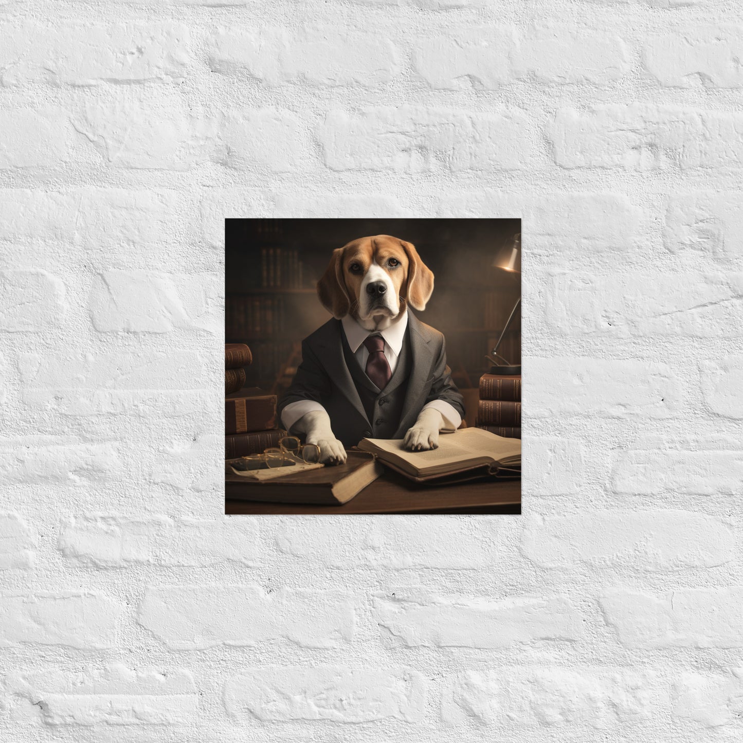 Beagle Lawyer Poster