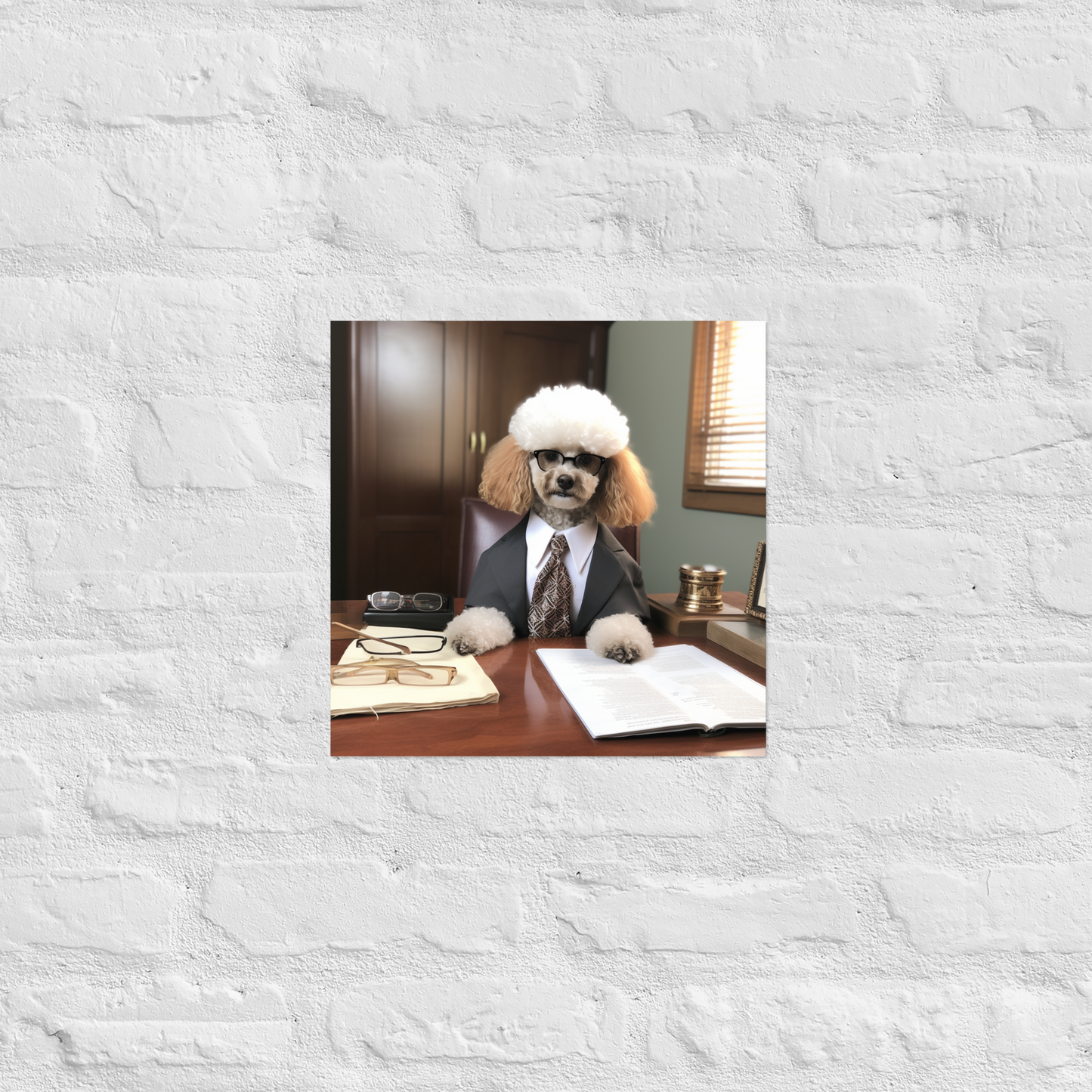 Poodle Lawyer Poster