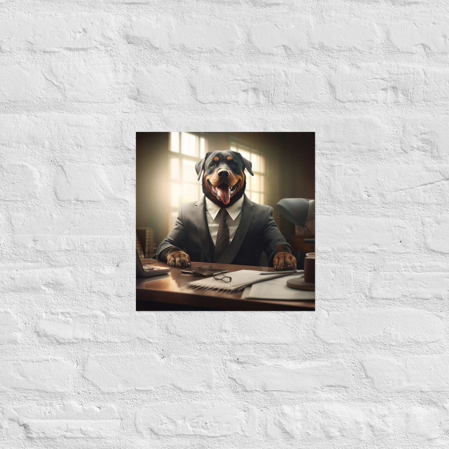 Rottweiler Lawyer Poster